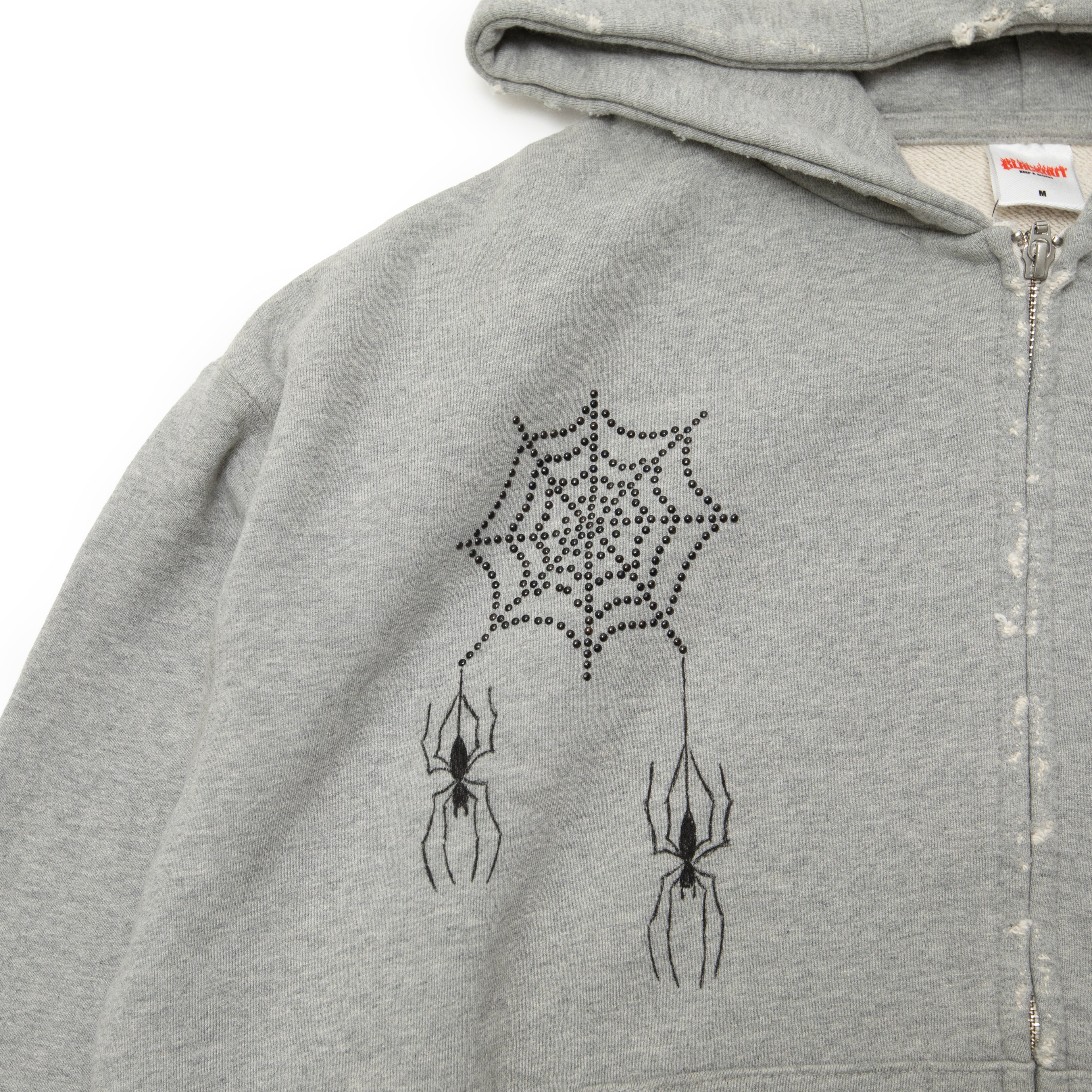 BLACKOUT Cornell hood zip/GREY