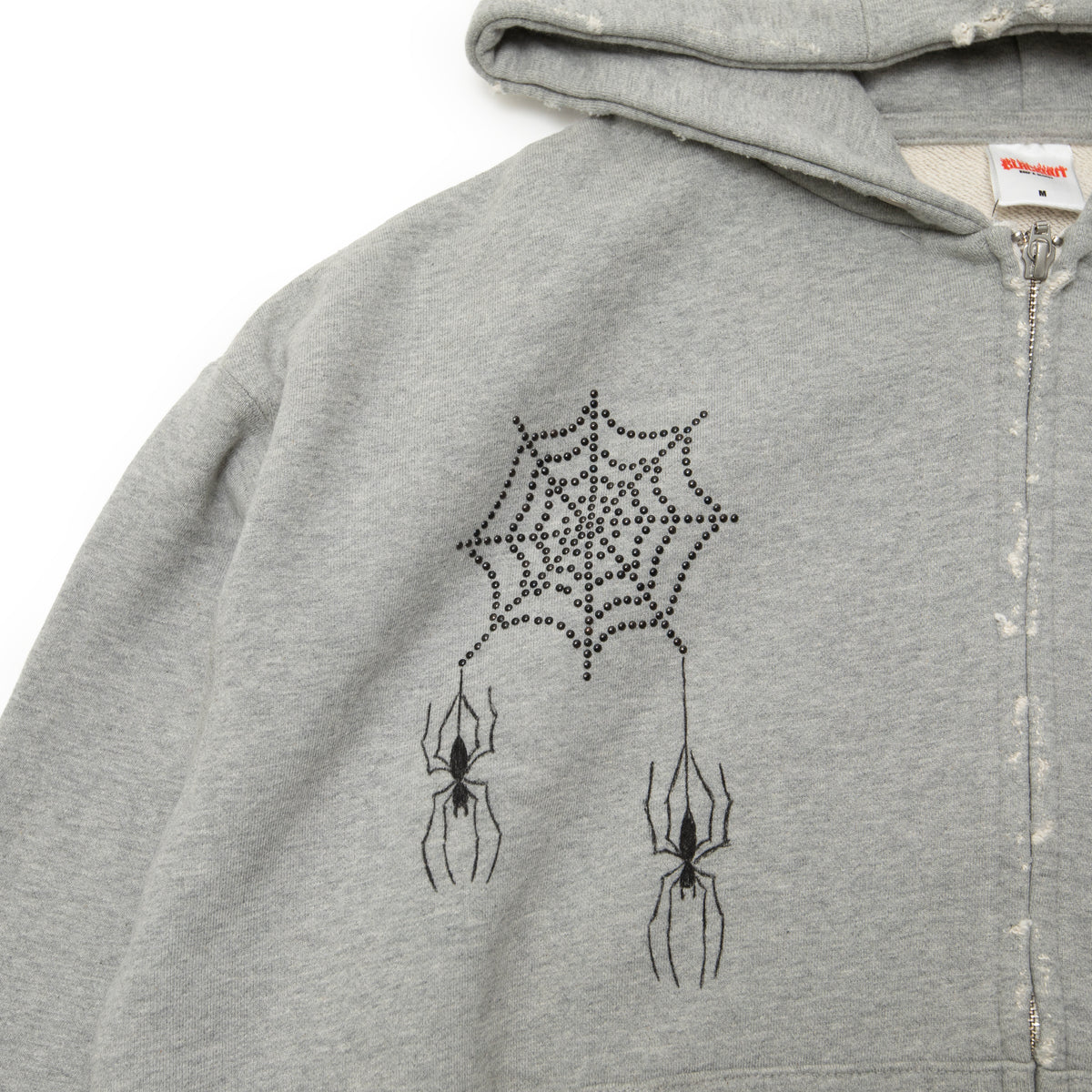 BLACKOUT Cornell hood zip/GREY