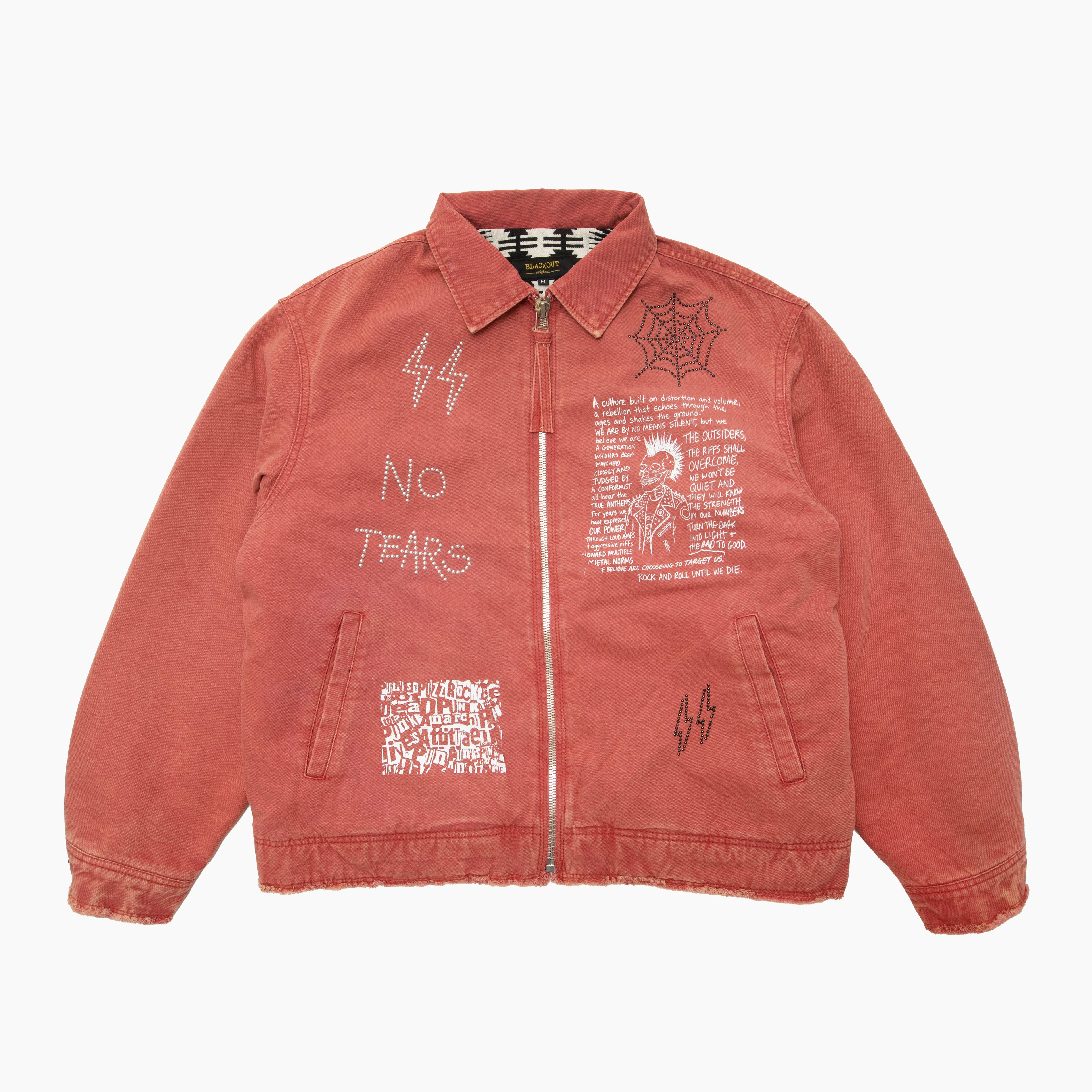 BLACKOUT Riff work Jacket/RED