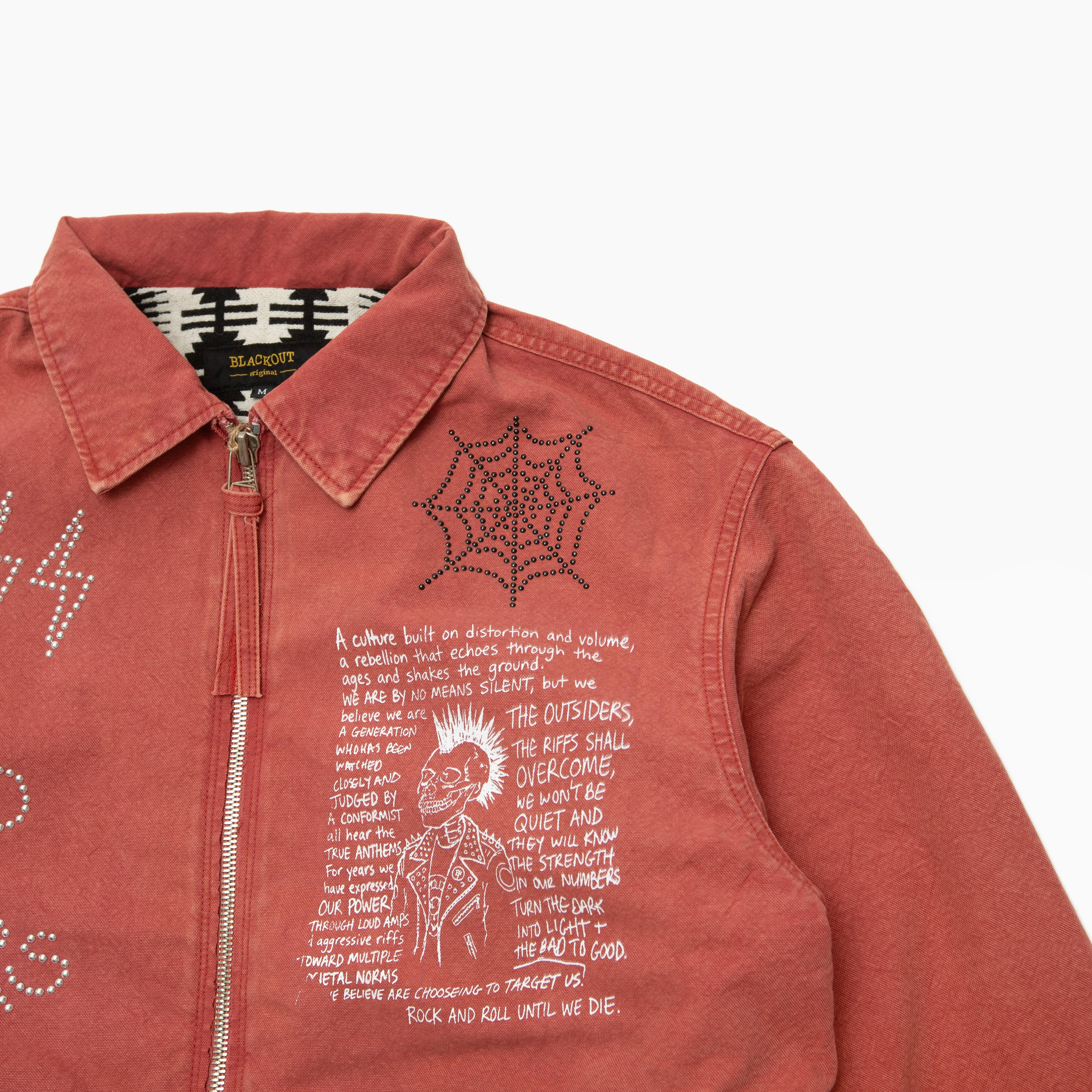 BLACKOUT Riff work Jacket/RED