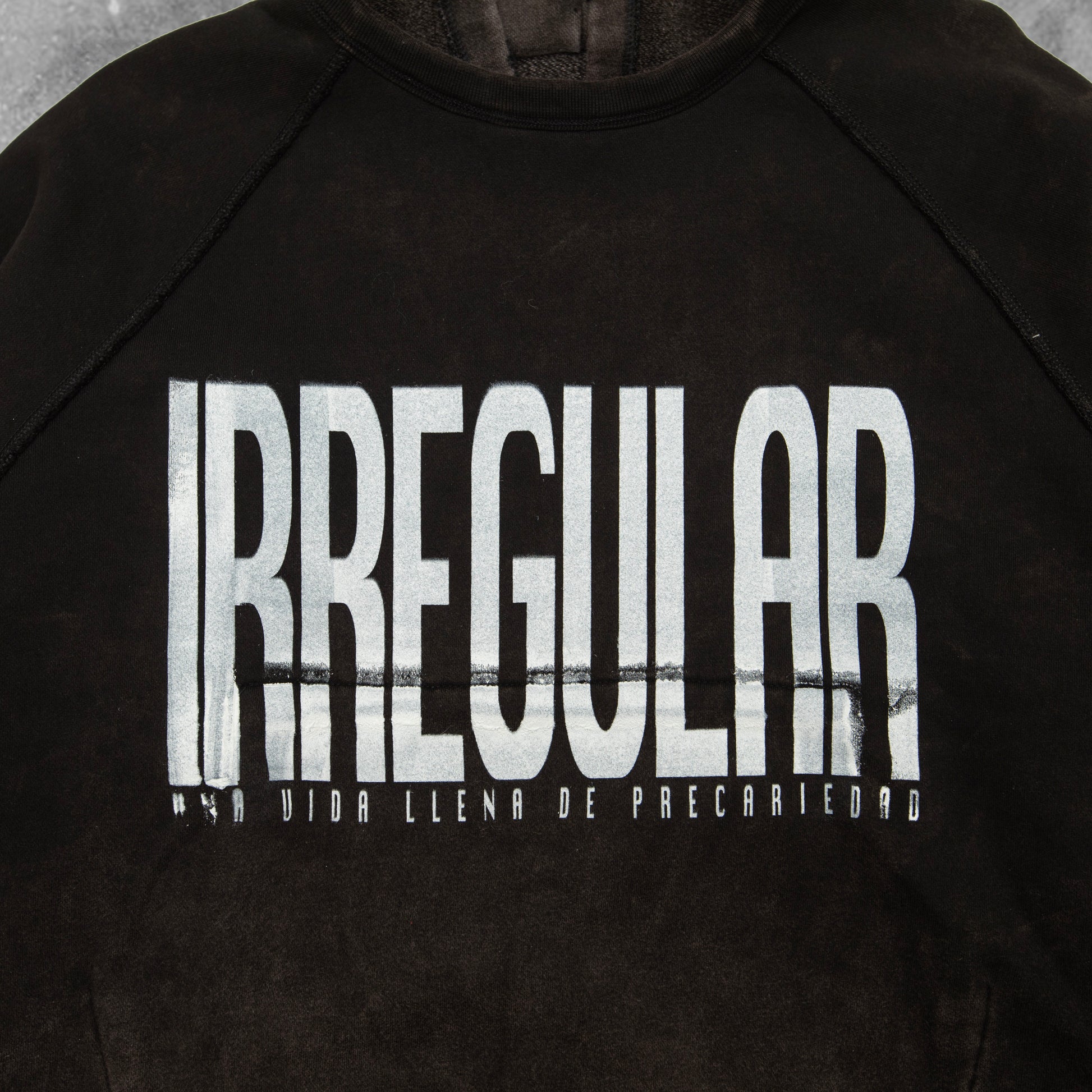 BLACKOUT DUAL PERSONALITY HOODIE (reversible )