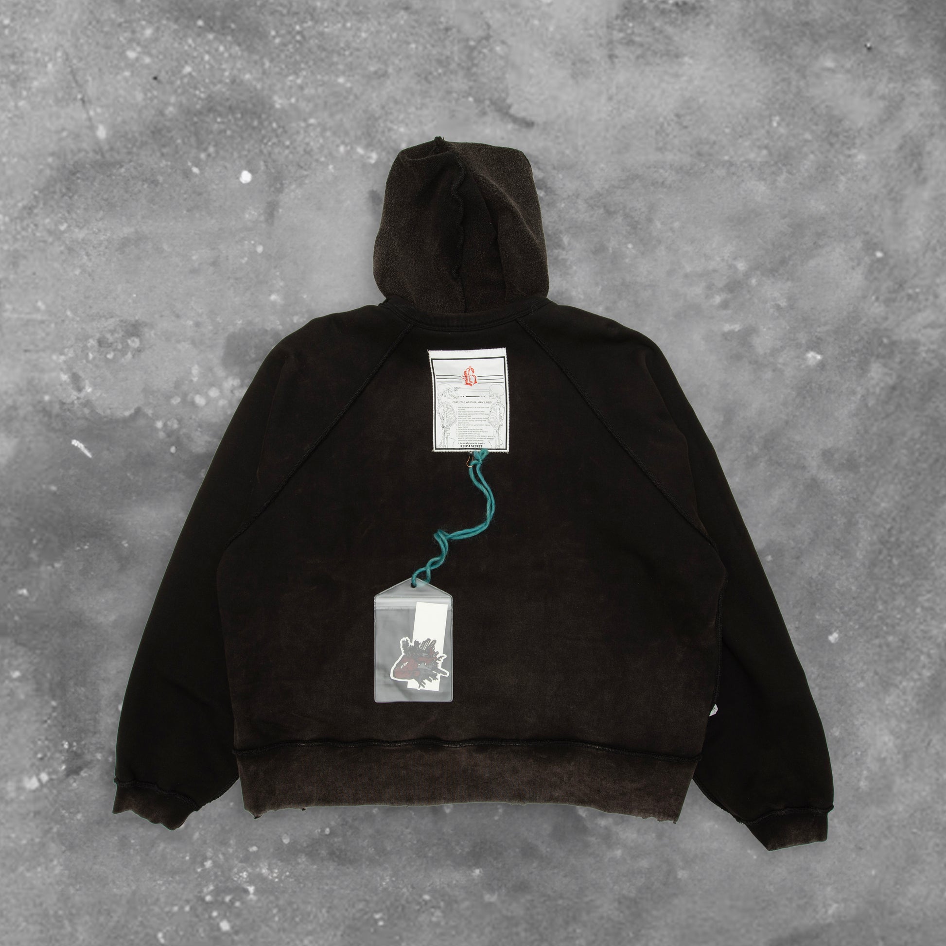 BLACKOUT DUAL PERSONALITY HOODIE (reversible )