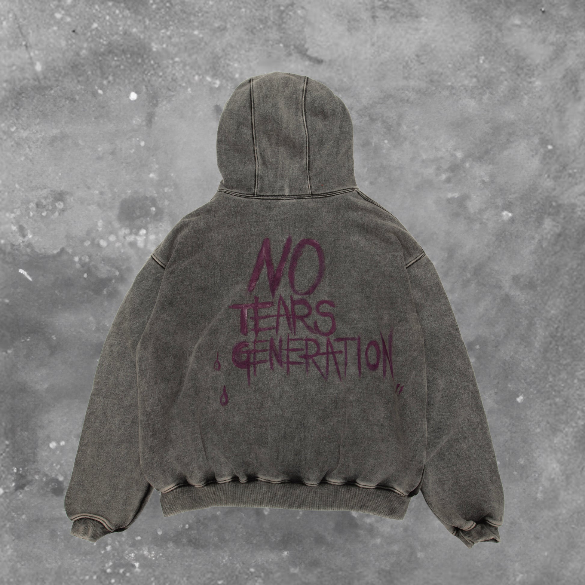 BLACKOUT CRACK HOOD ZIP