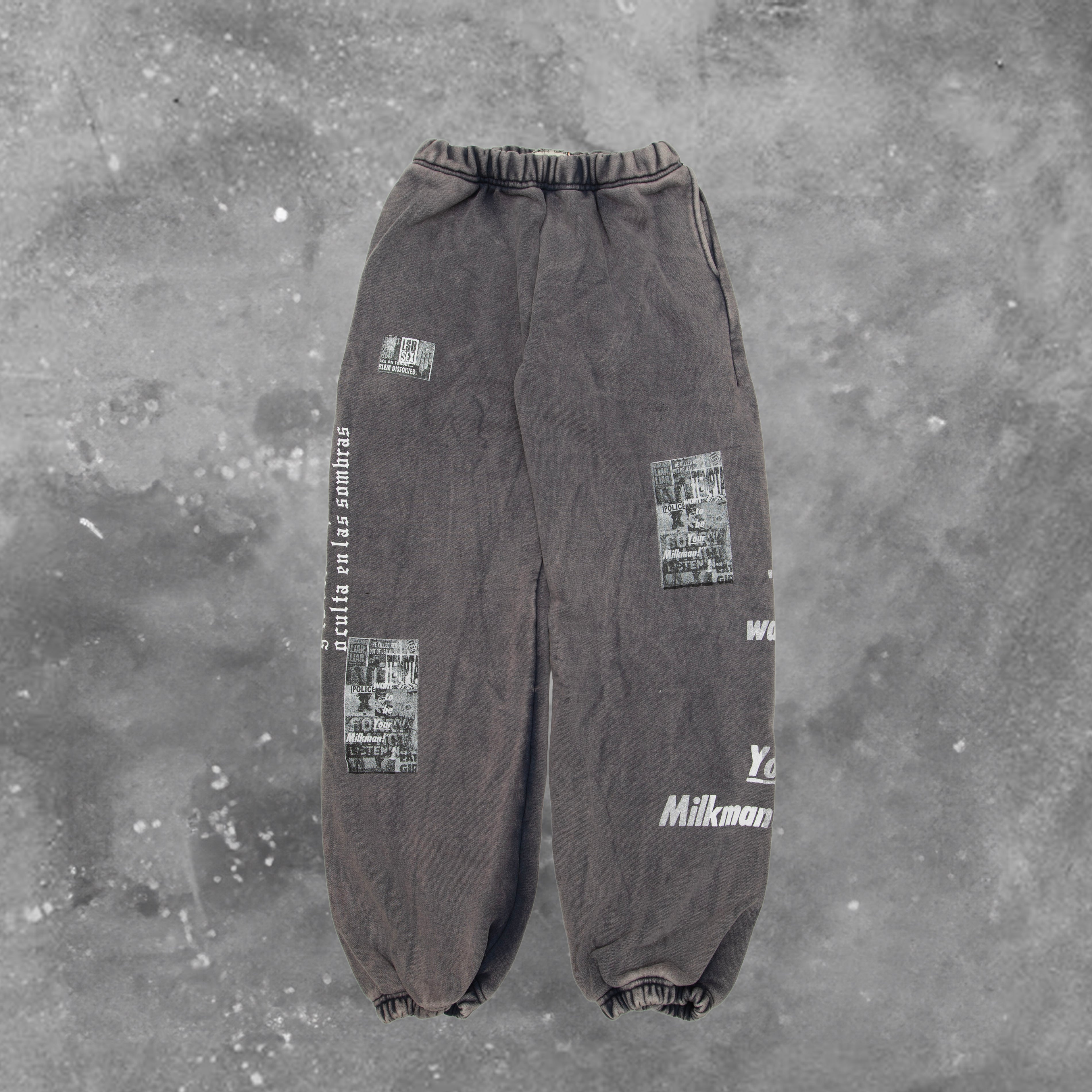 BLACKOUT CRIME SWEAT PANTS