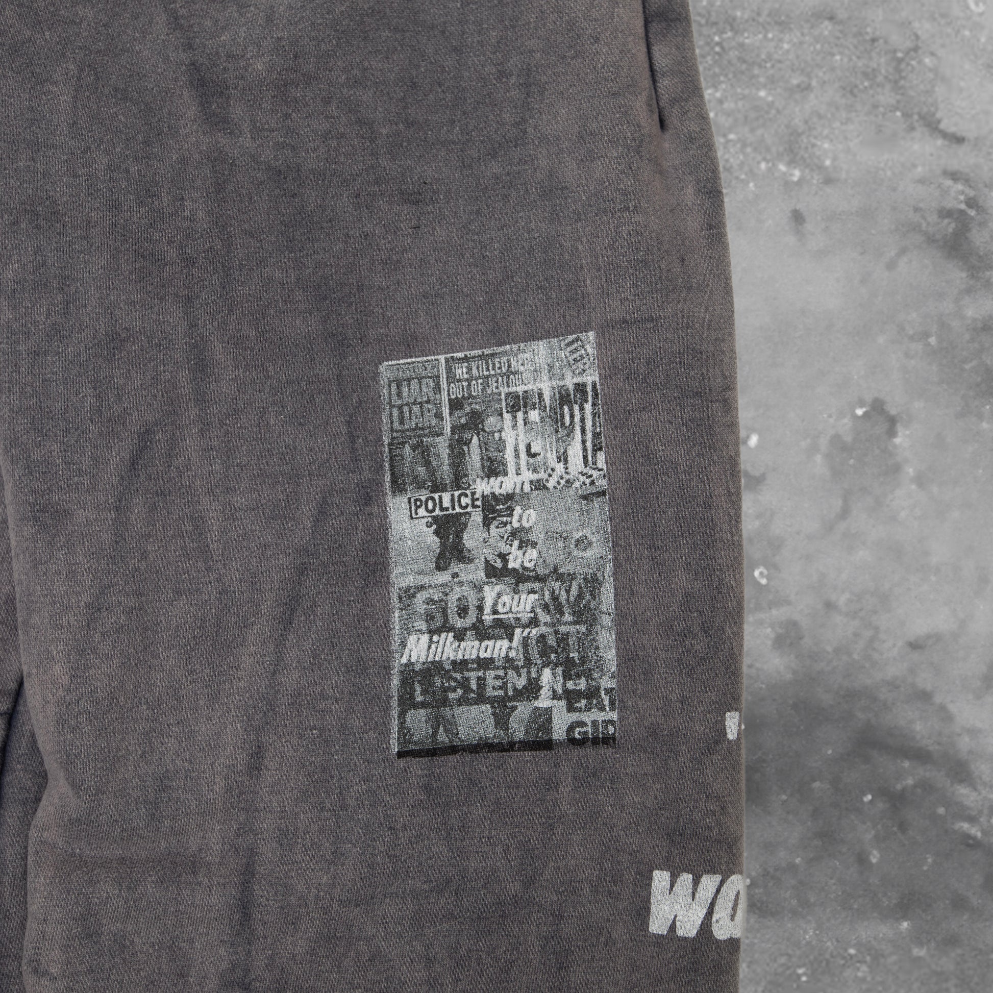 BLACKOUT CRIME SWEAT PANTS