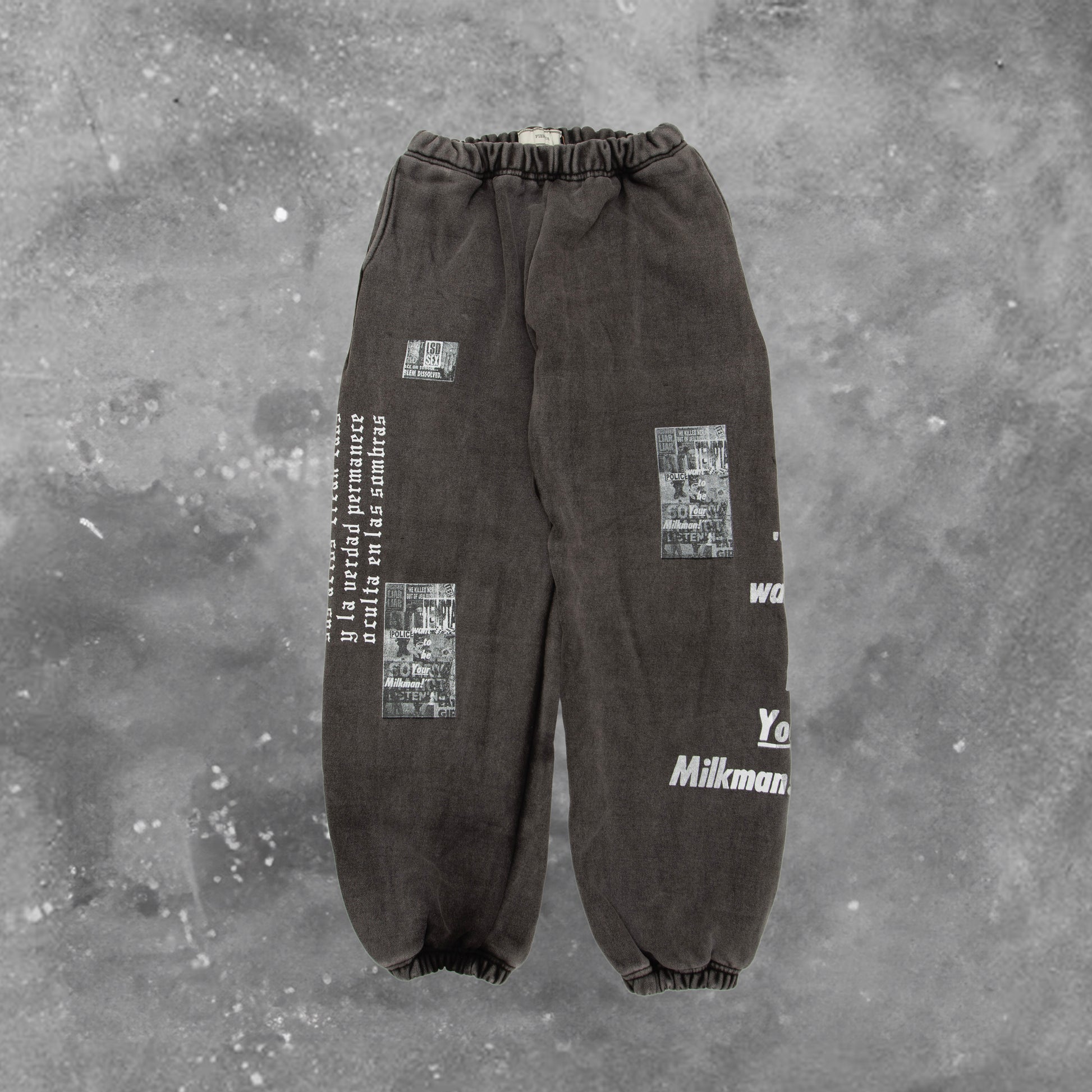 BLACKOUT CRIME SWEAT PANTS