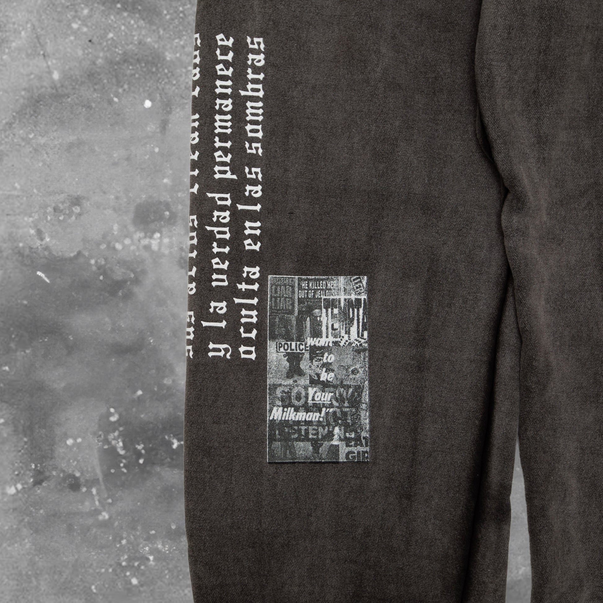 BLACKOUT CRIME SWEAT PANTS