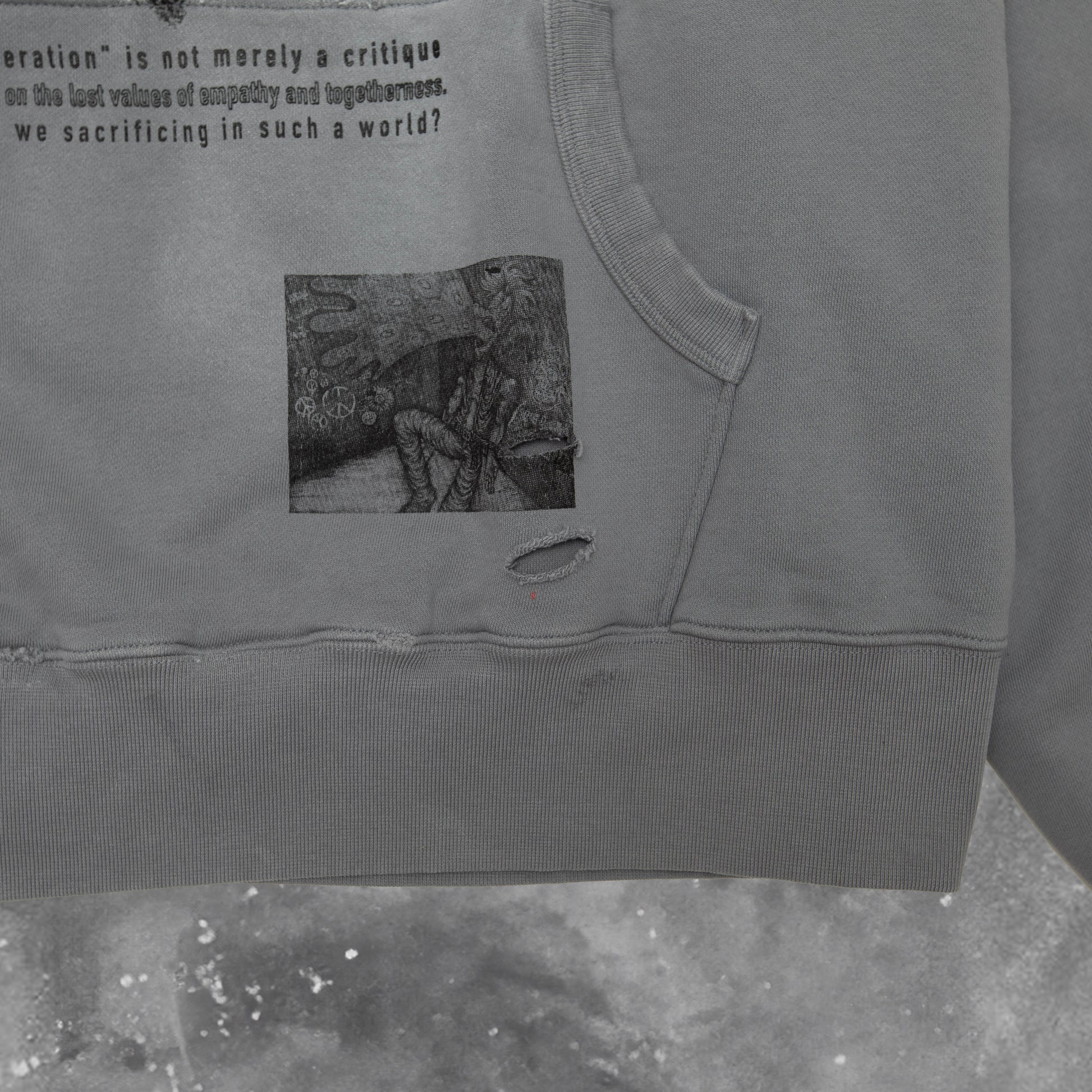 BLACKOUT TWO EMOTION HOODIE