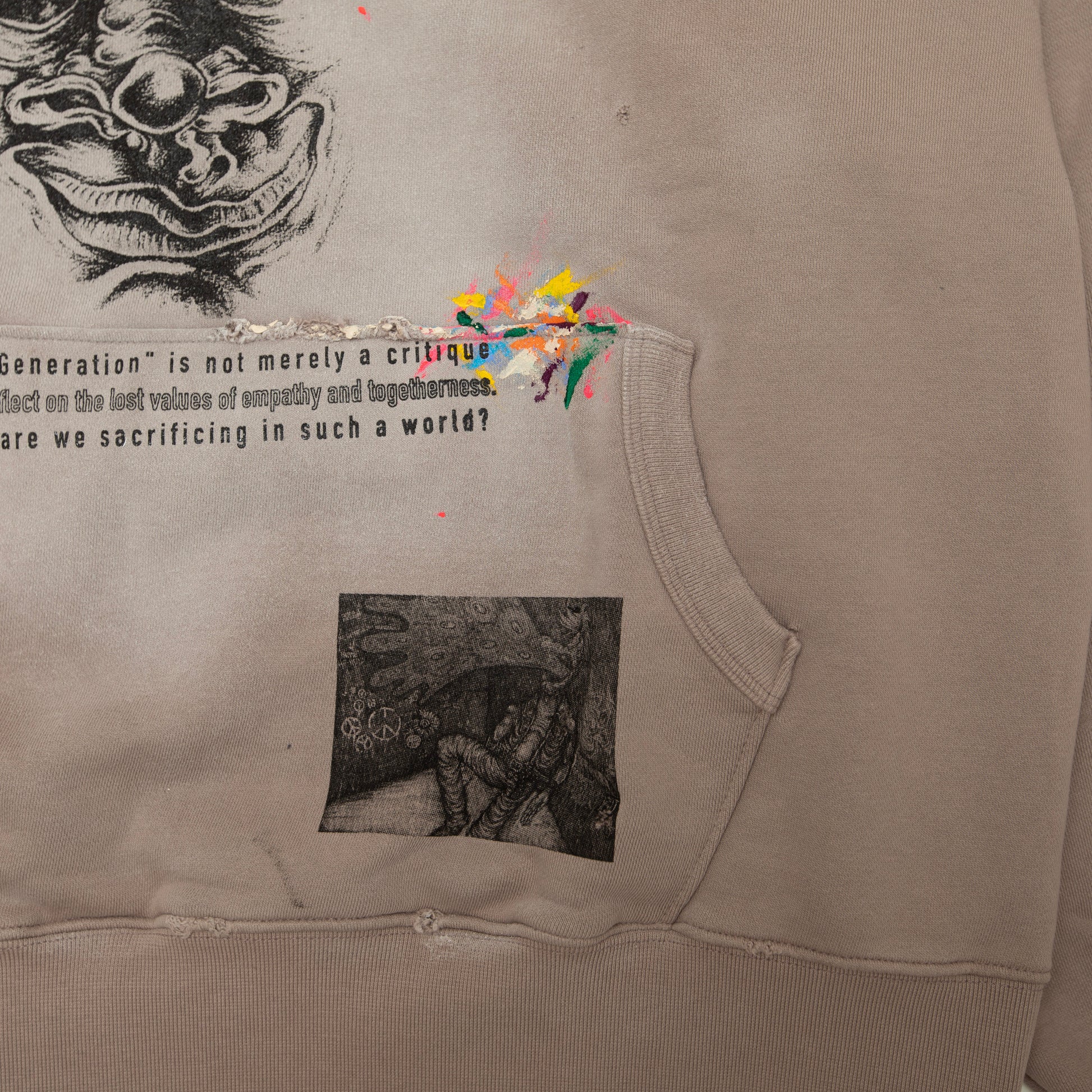 BLACKOUT TWO EMOTION HOODIE