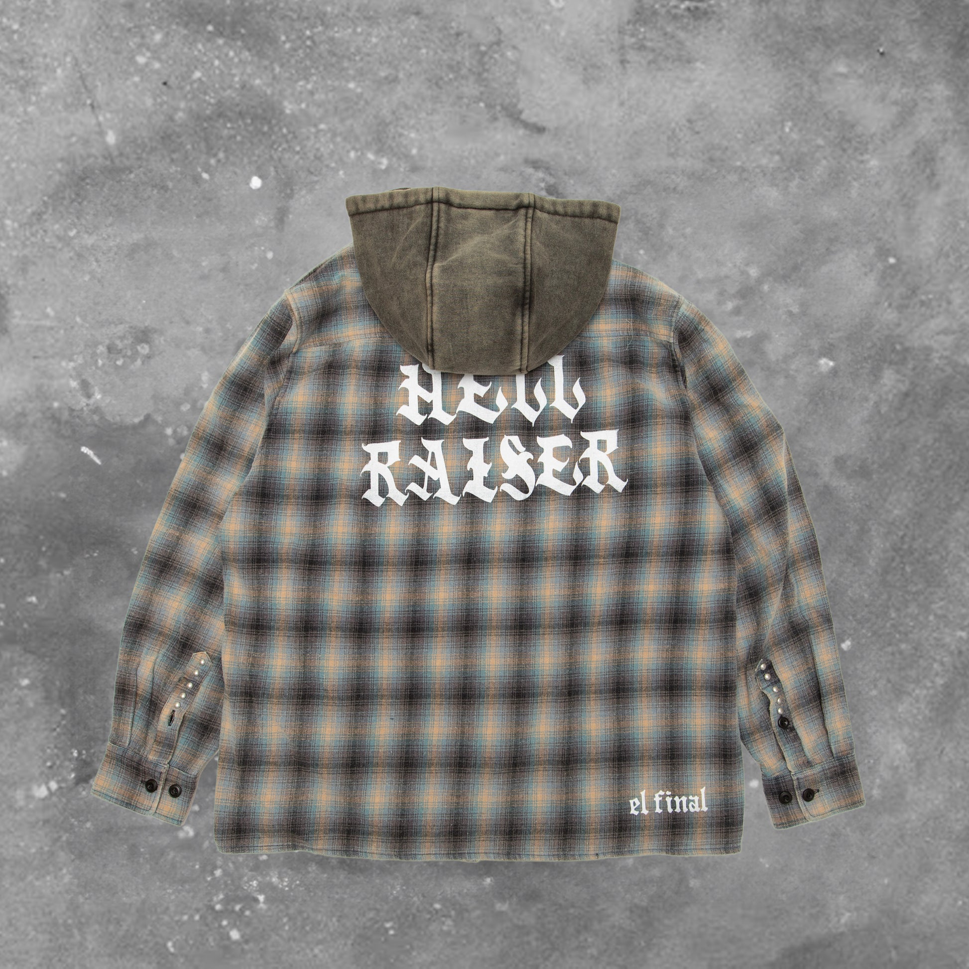 BLACKOUT GRAZE ZIP SHIRT HOODIE(lightweight)