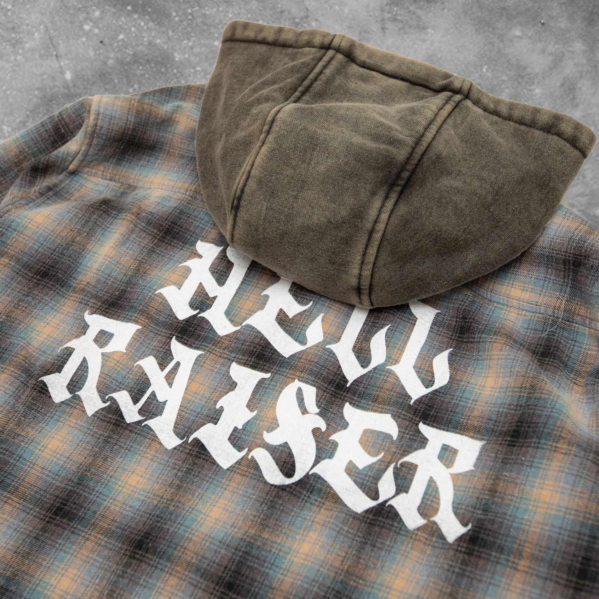 BLACKOUT GRAZE ZIP SHIRT HOODIE(lightweight)