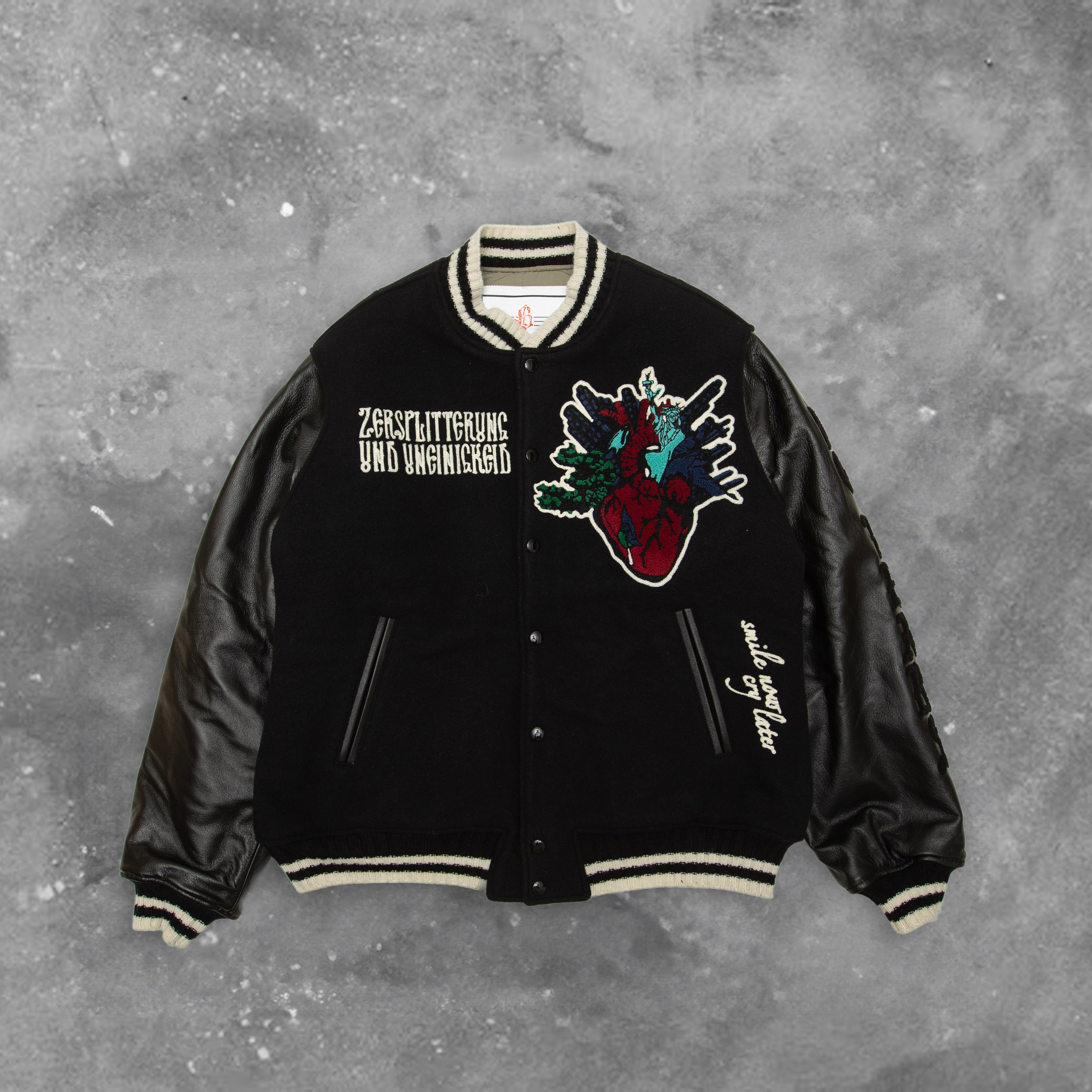 BLACKOUT RUSTY HEART VARSITY