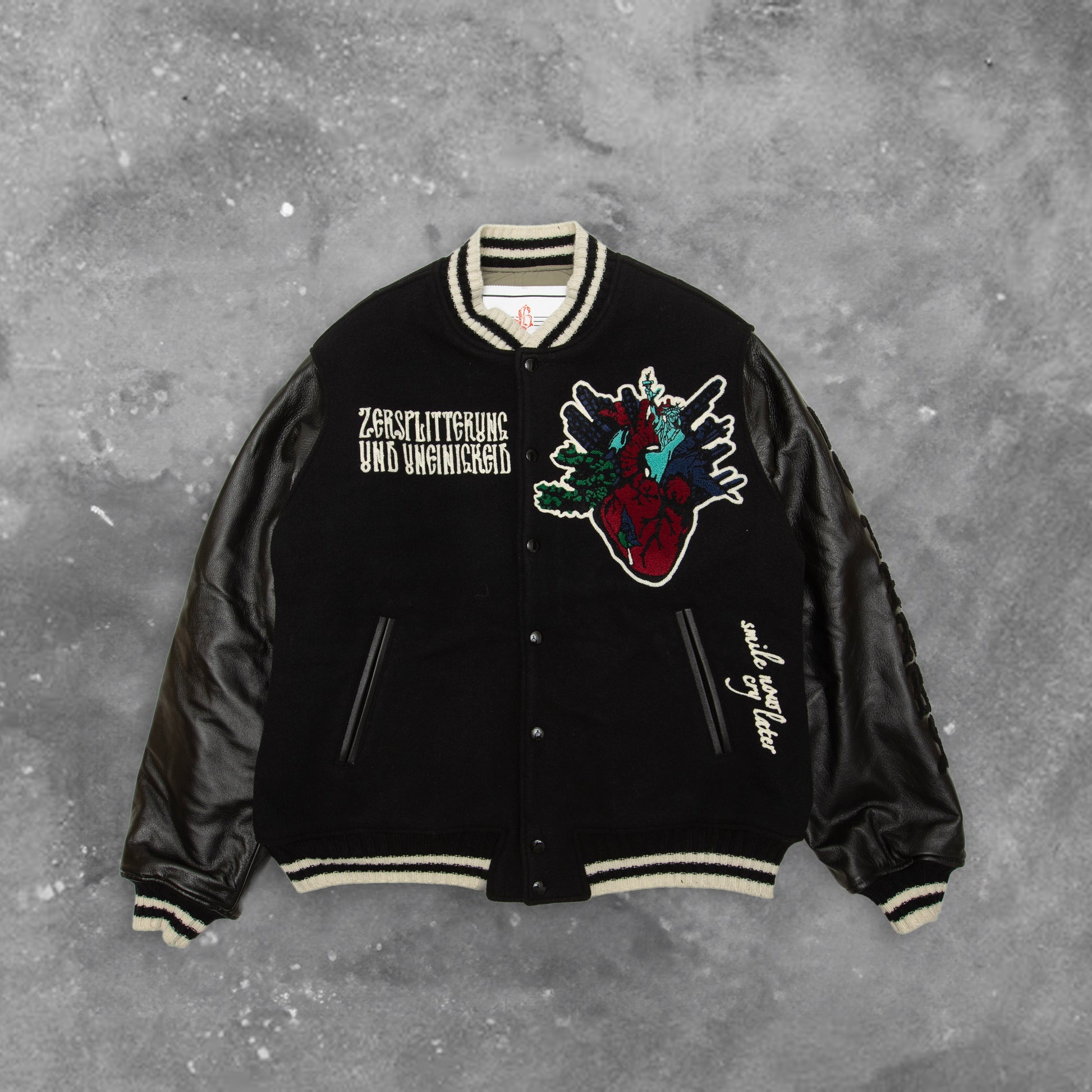 BLACKOUT RUSTY HEART VARSITY