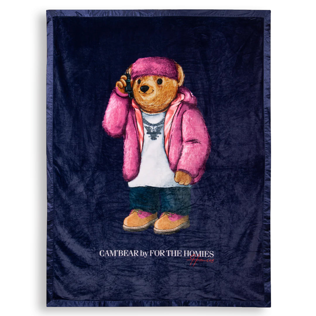 FOR THE HOMIES " Cam Bear blanket ”