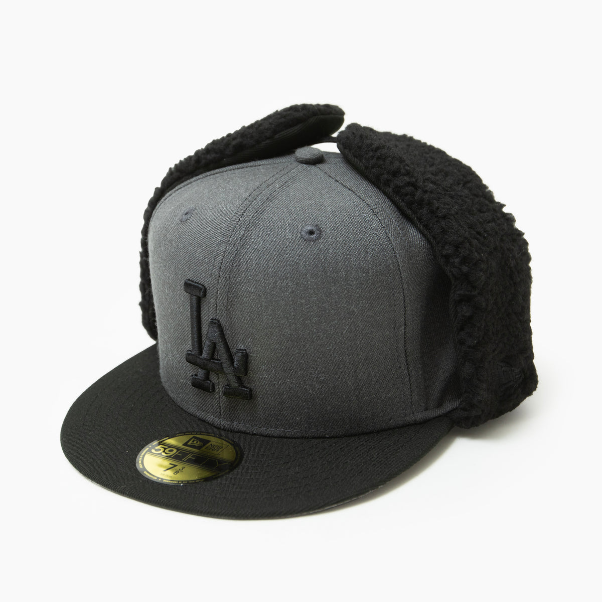 59FIFTY Dog Ear ドッグイヤー ロサンゼルス・ドジャース ヘザーグラファイト/ブラック