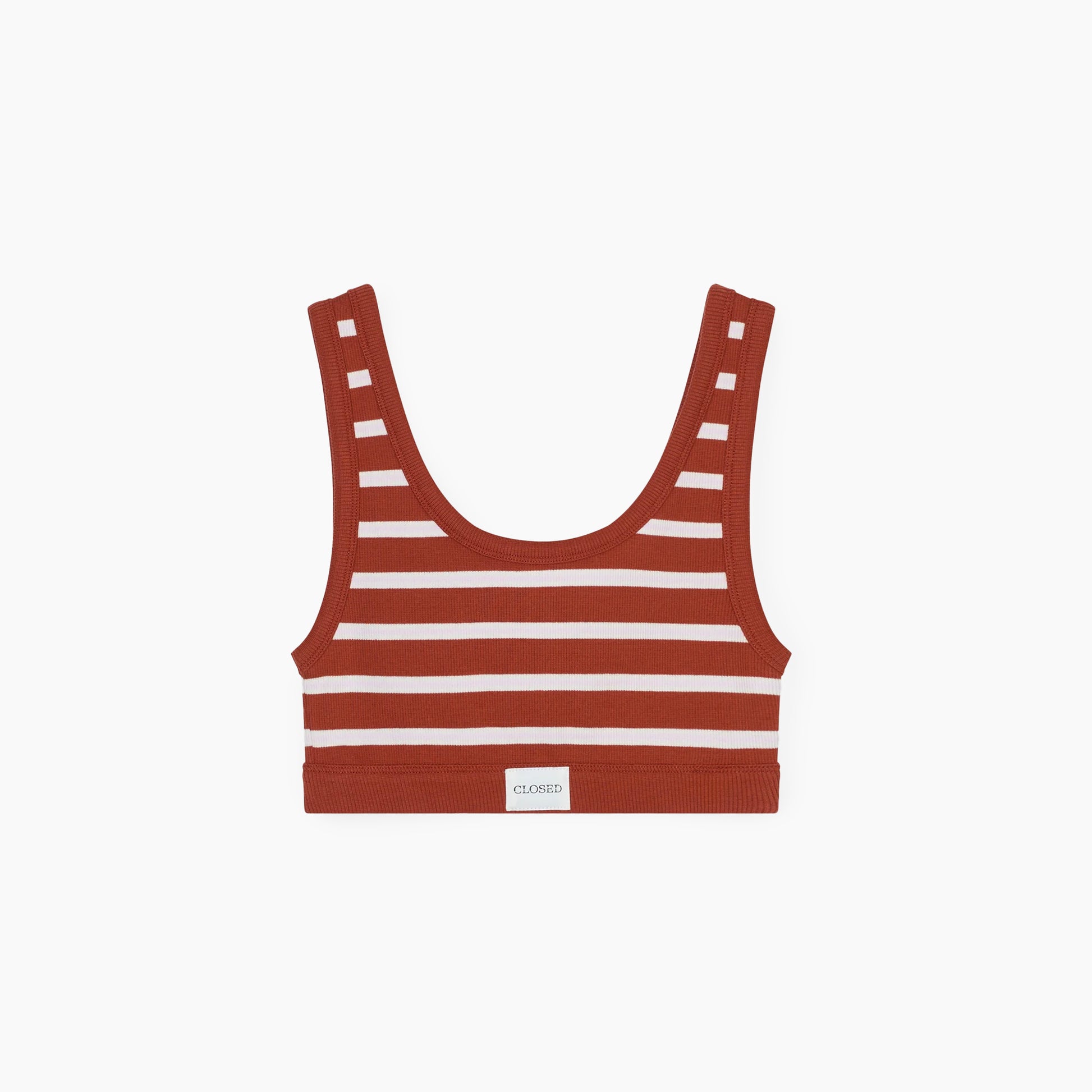 CLOSED Bralette aus gerippter Baumwolle C90996-42T-ST-689
