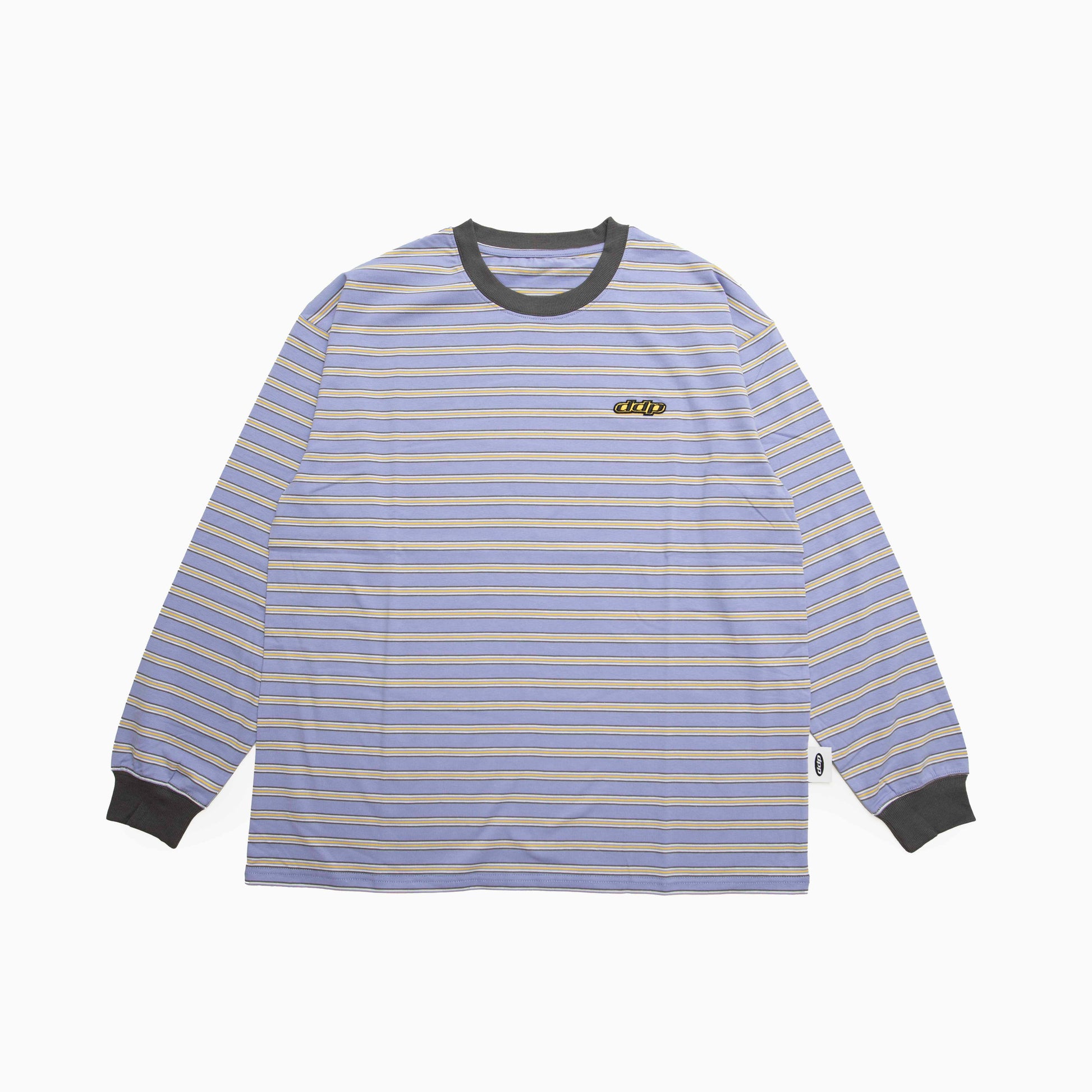 DDP "RETRO BORDER RINGER LONG SLEEVE TEE_"
