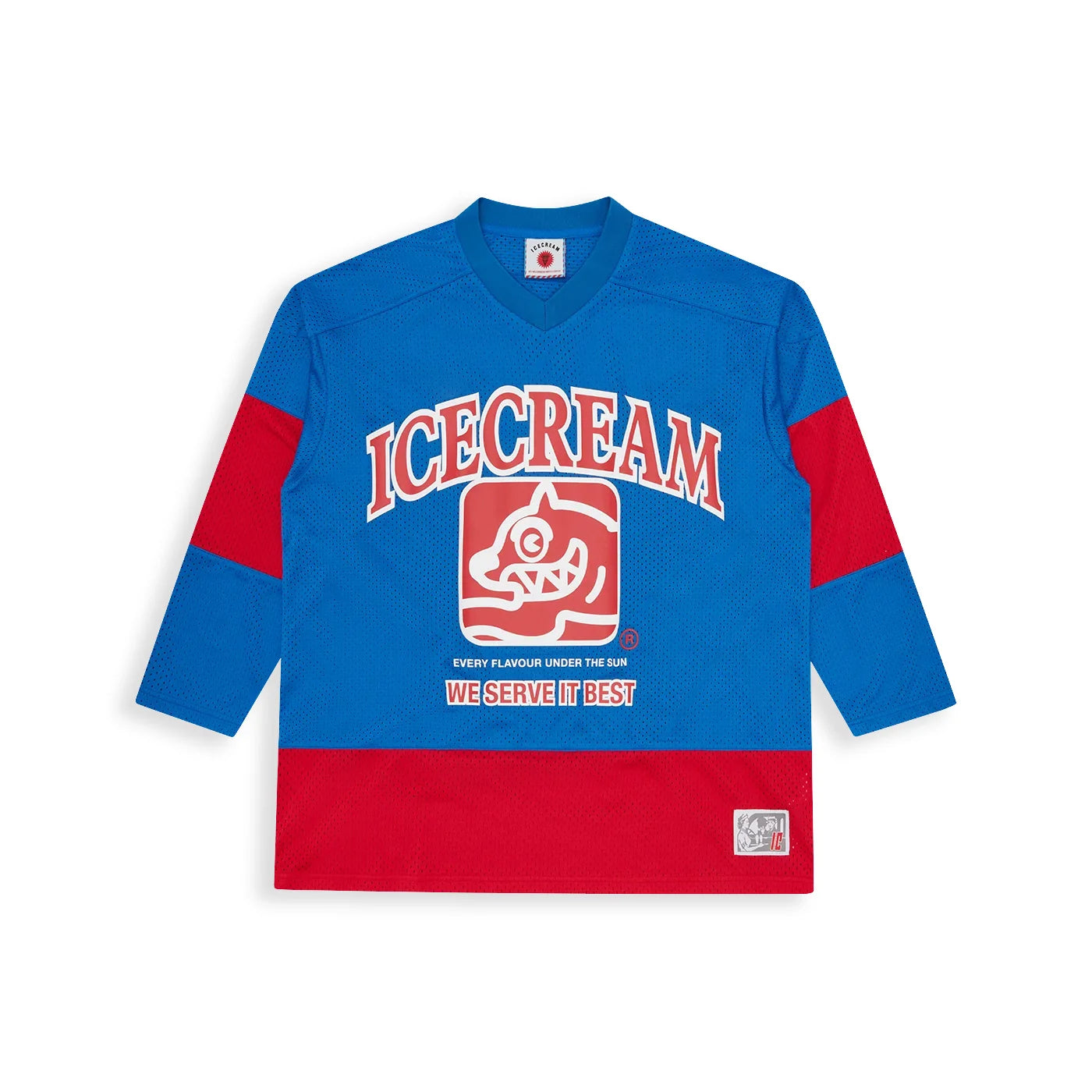 ICECREAM TEAM HOCKEY SHIRT - BLUE/RED