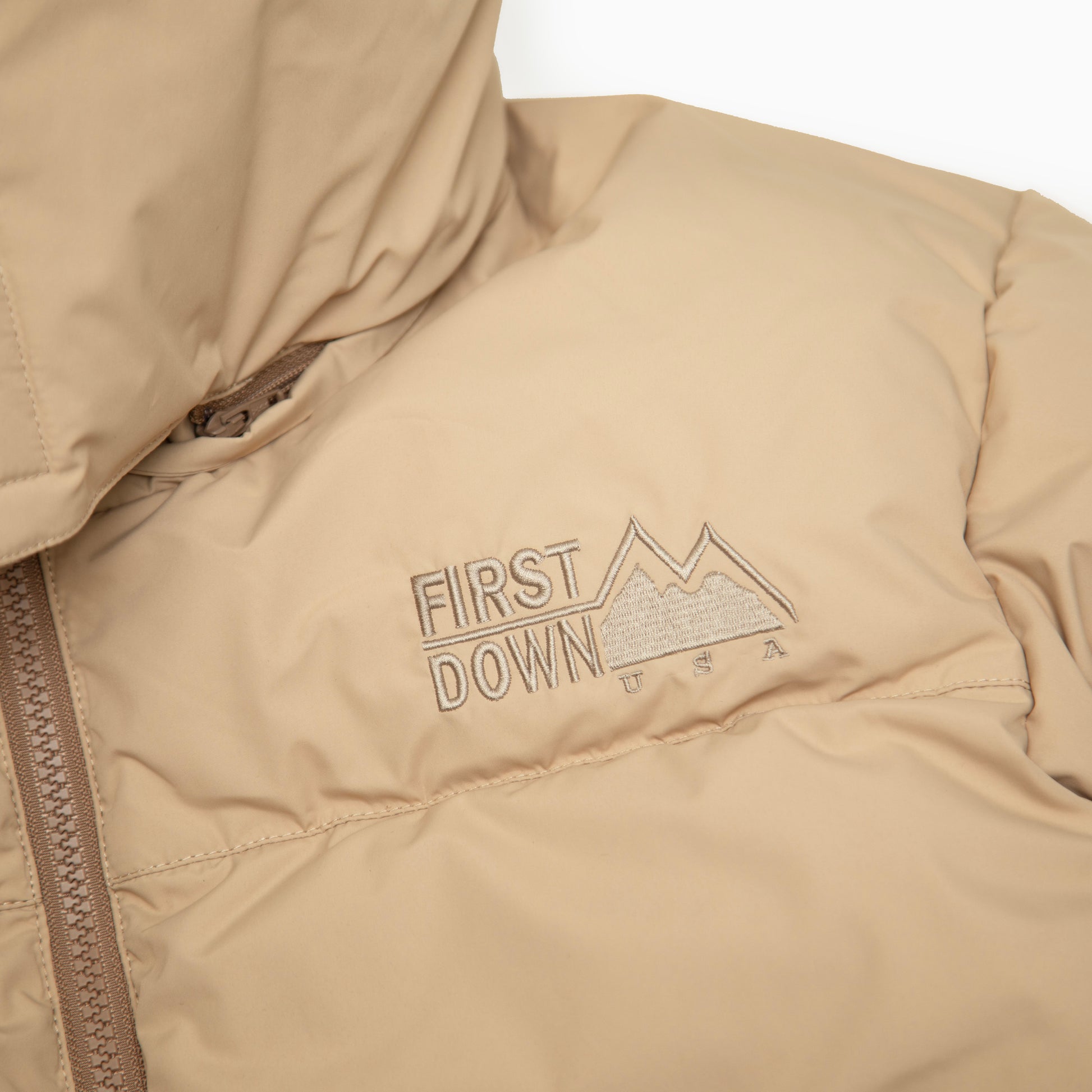FIRST DOWN Bubble Down JKT Hood Short SMU