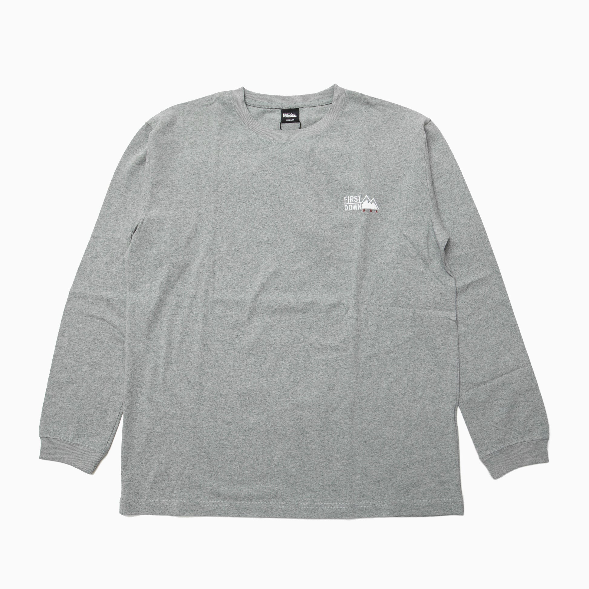 FIRST DOWN USA LOGO L/S TEE