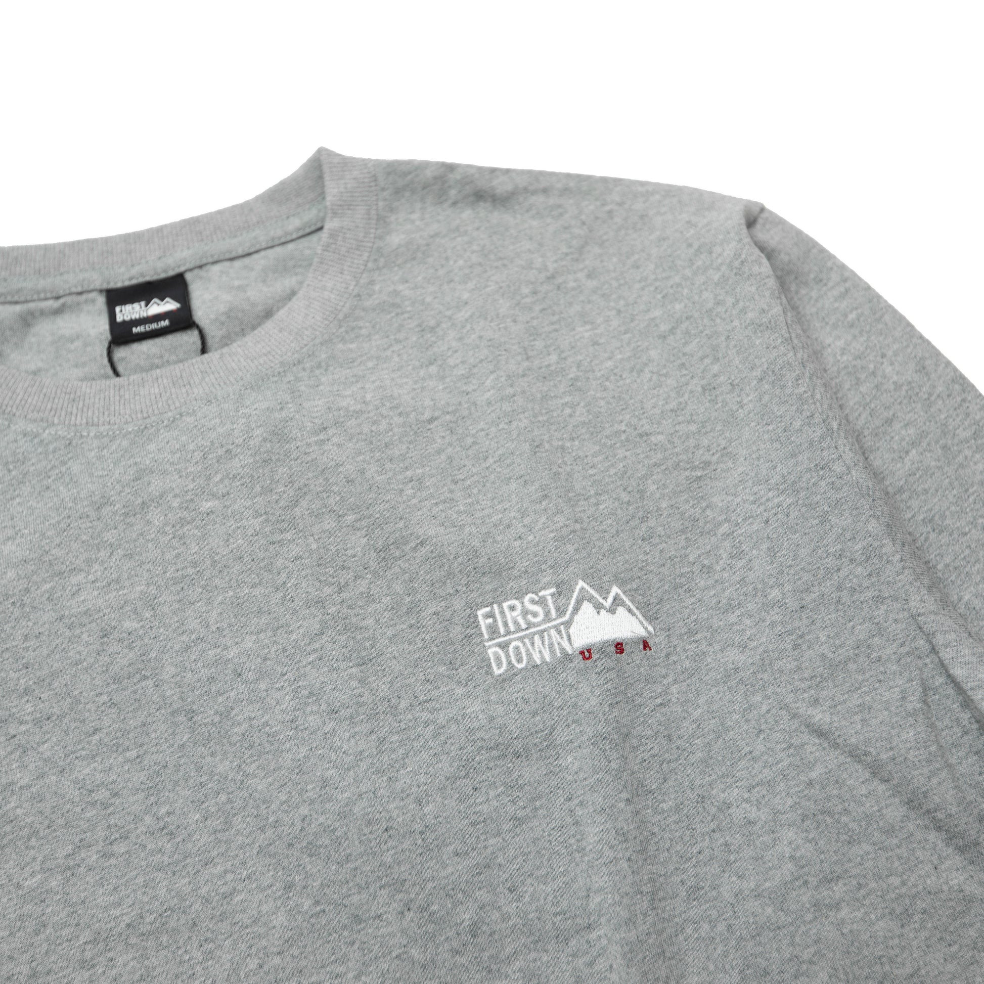 FIRST DOWN USA LOGO L/S TEE