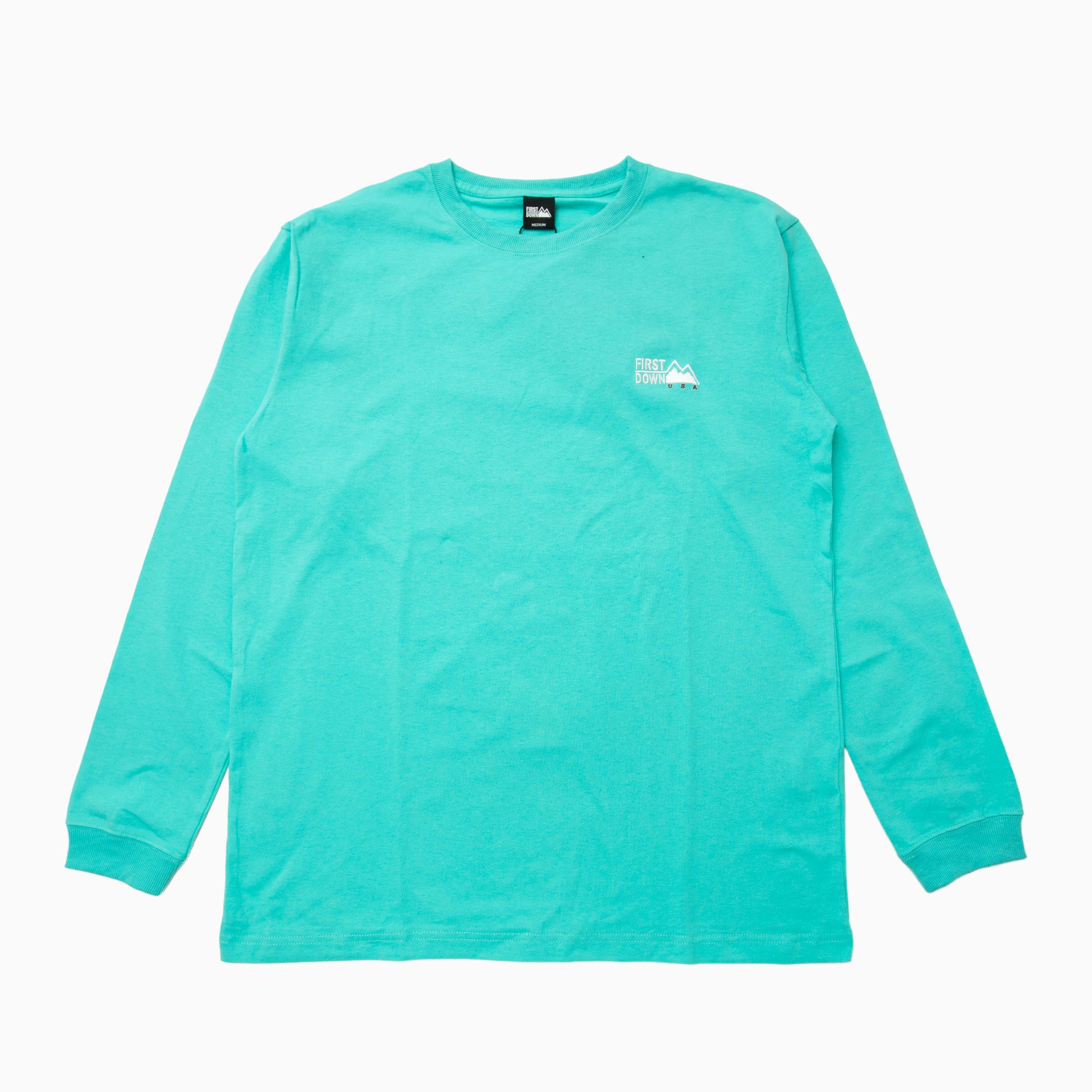 FIRST DOWN USA LOGO L/S TEE