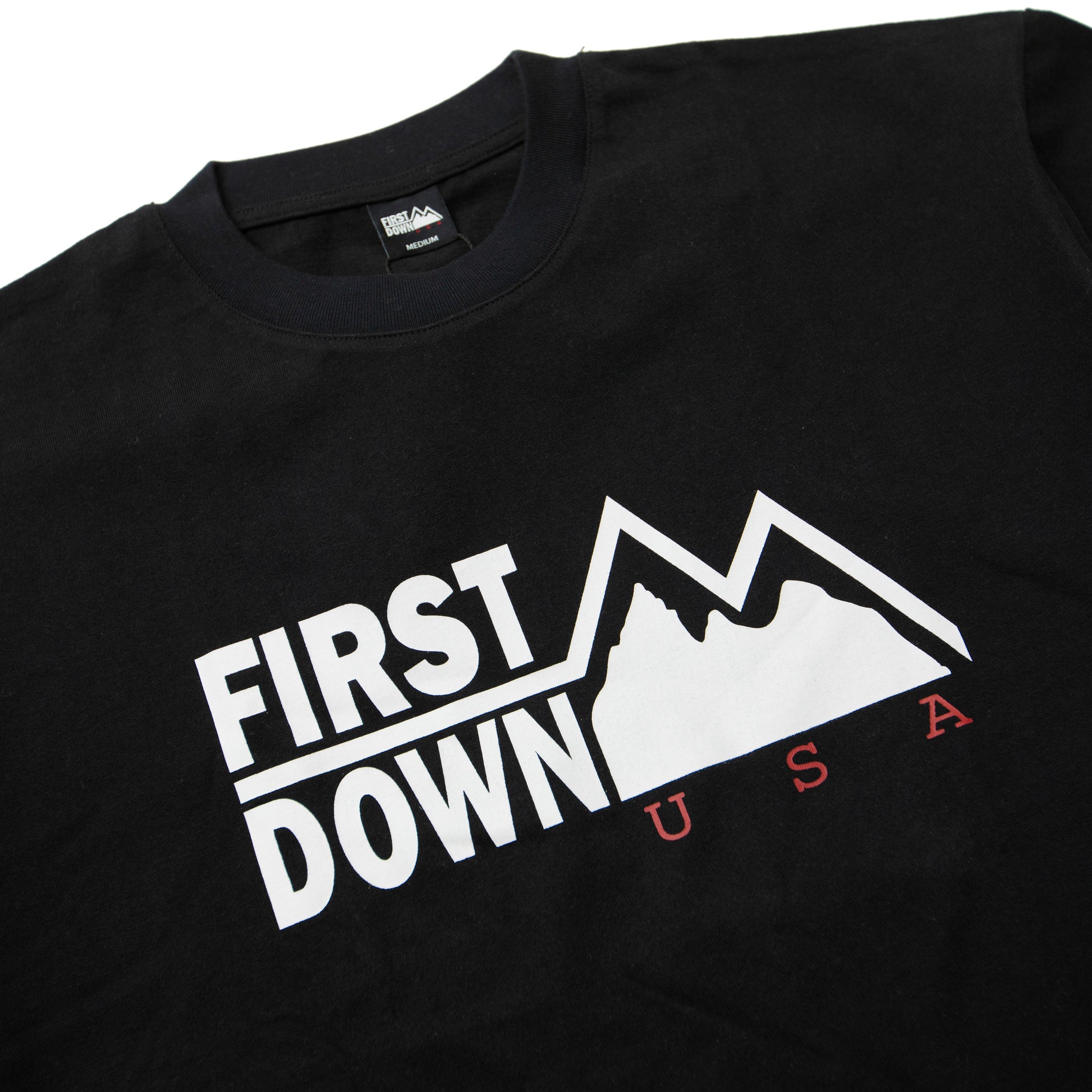 FIRST DOWN USA FDUSA S/S TEE COTTON JERSEY