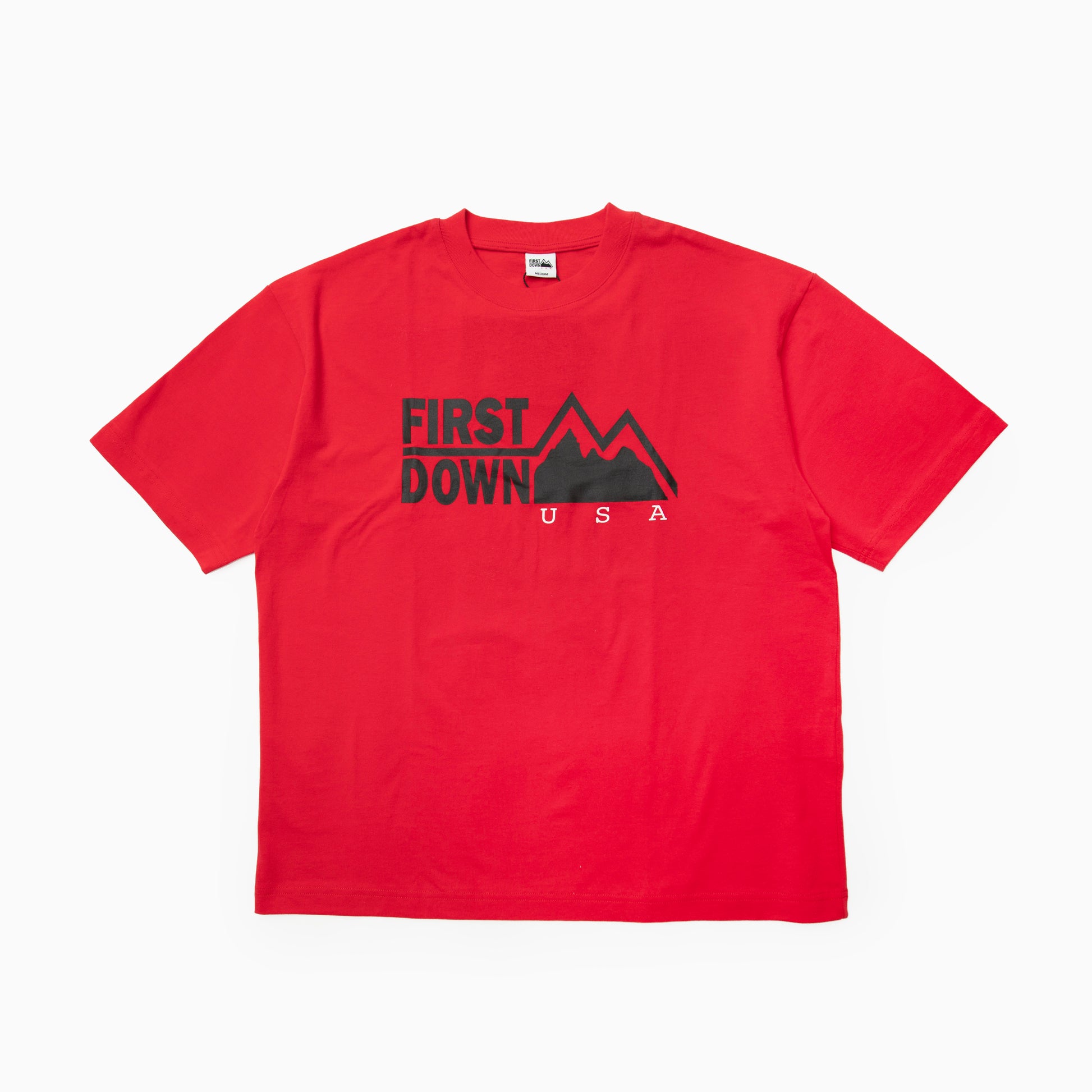 FIRST DOWN USA FDUSA S/S TEE COTTON JERSEY