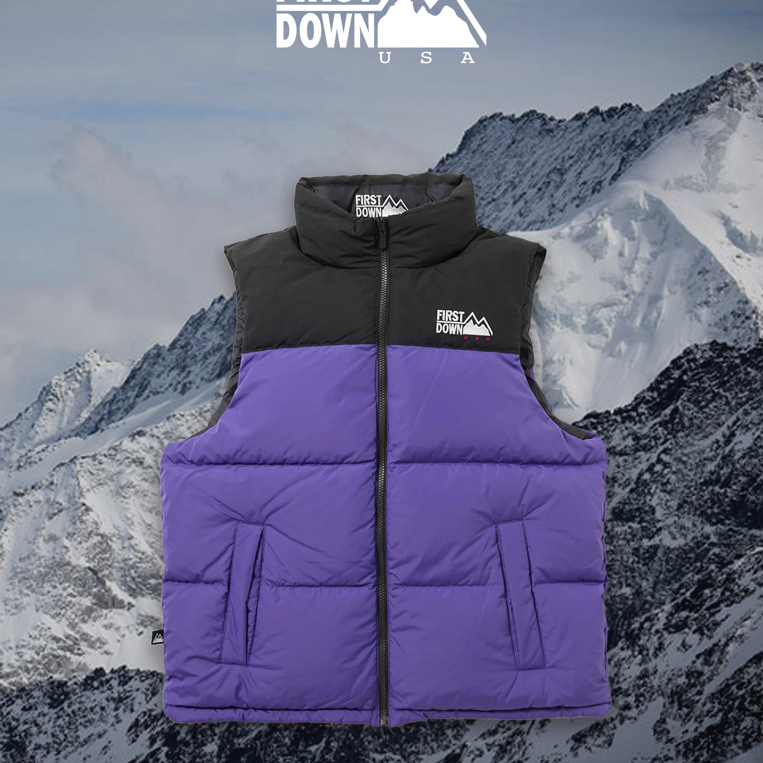 FIRST DOWN LIGHT BUBBLE DOWN VEST
