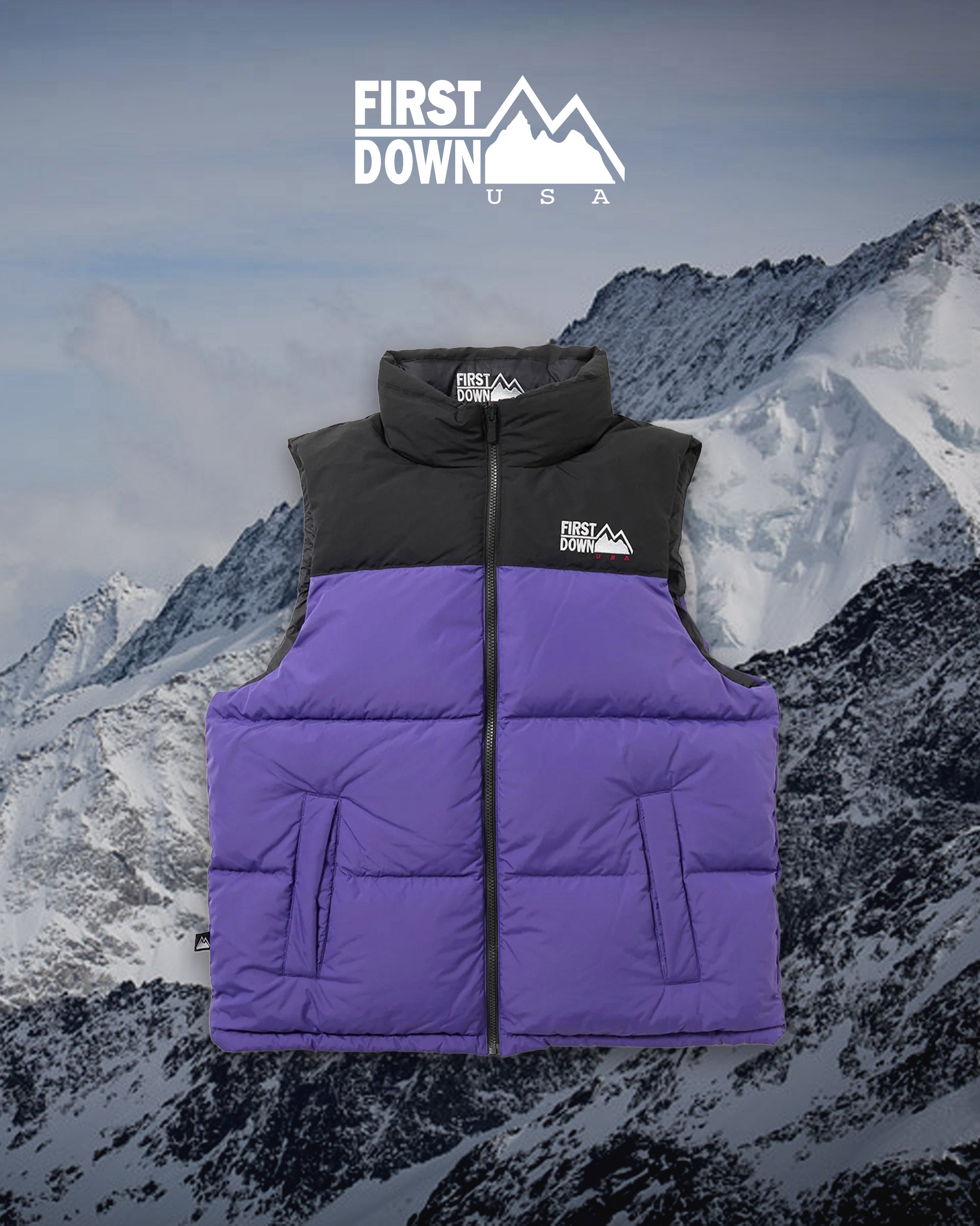 FIRST DOWN LIGHT BUBBLE DOWN VEST
