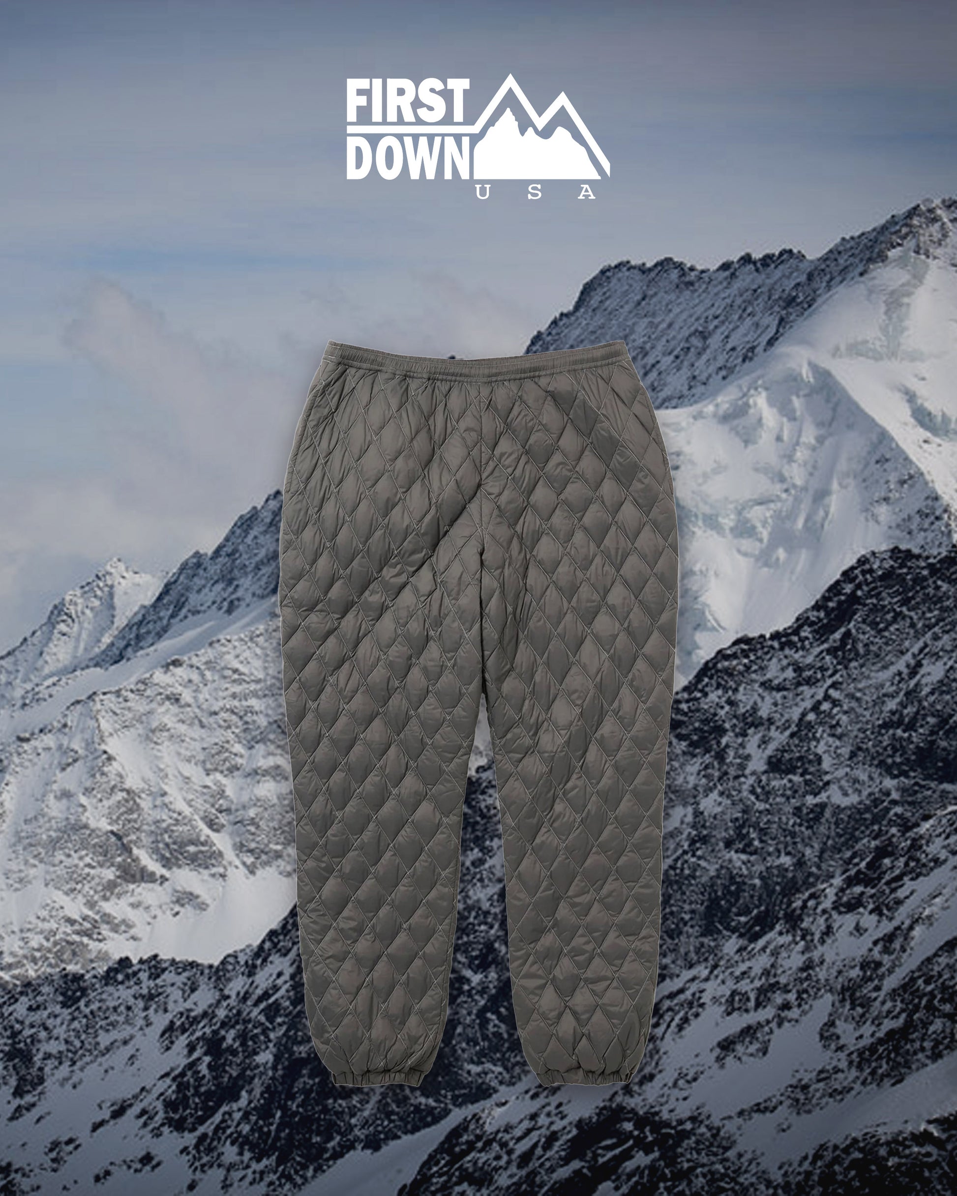 FIRST DOWN LIGHT DOWN PANTS FLEECE LINING