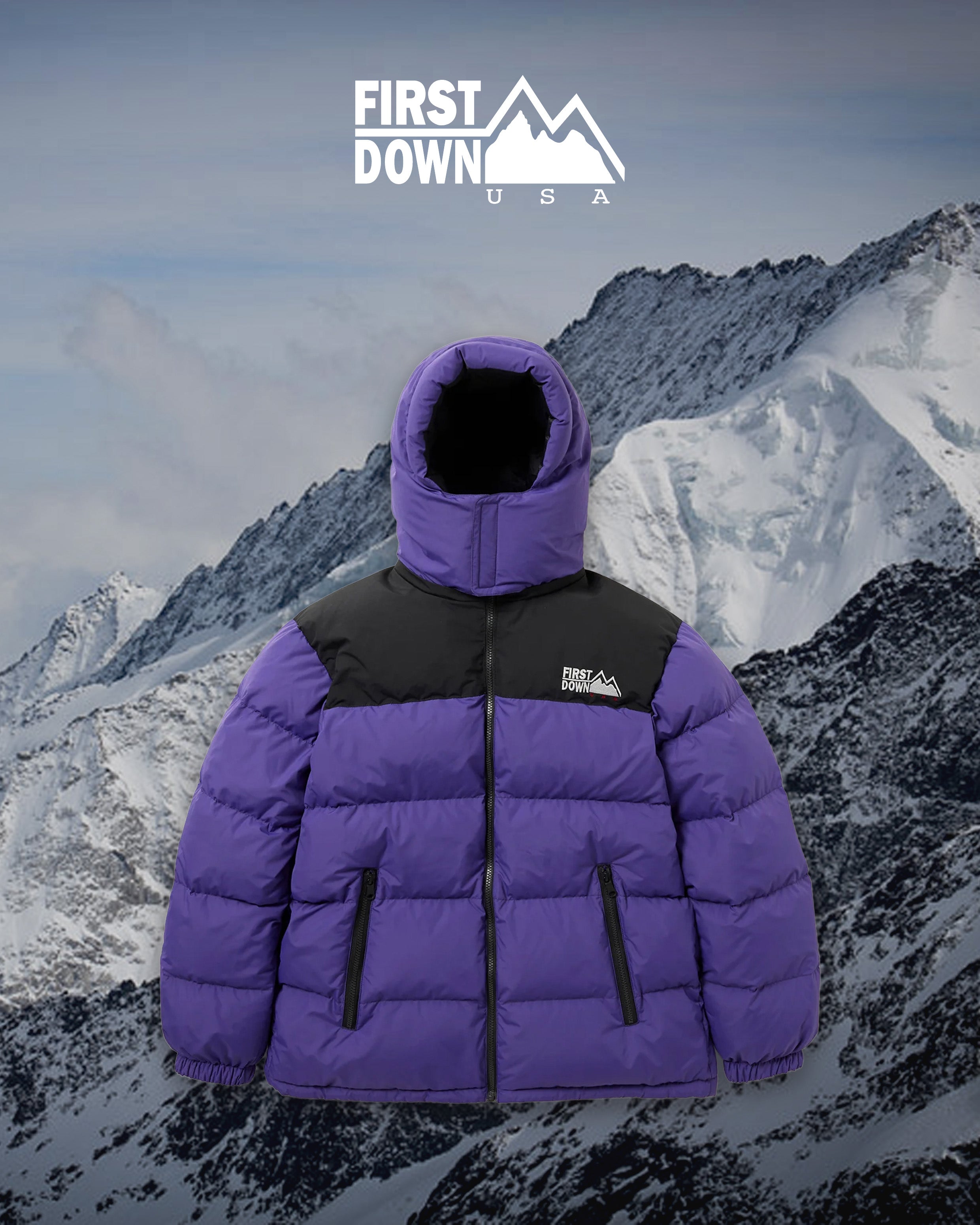 FIRST DOWN HOOD BUBBLE DOWN JKT MICROFT