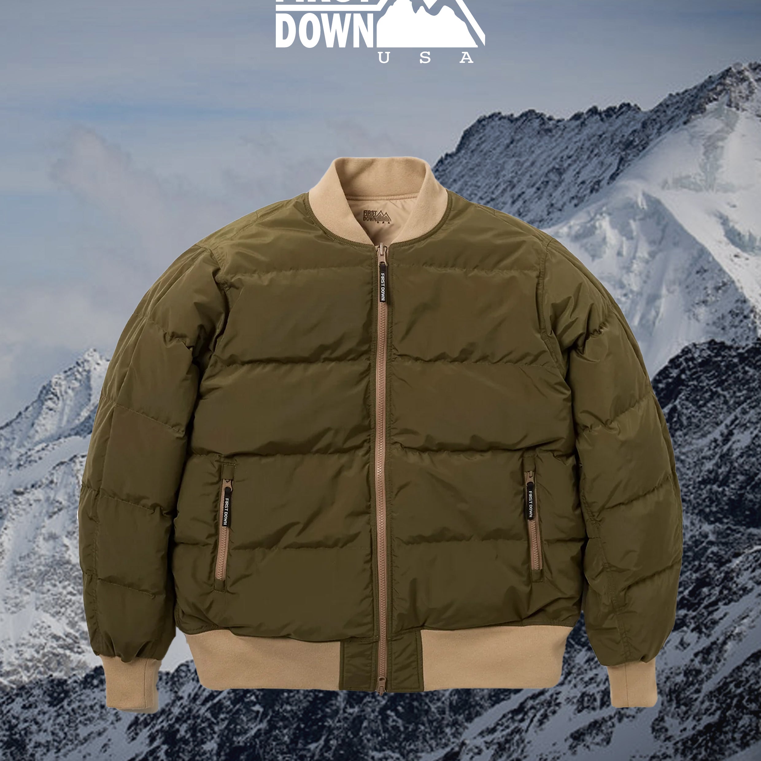 FIRST DOWN REVERSIBLE DOWN MA-1 MICROFT®