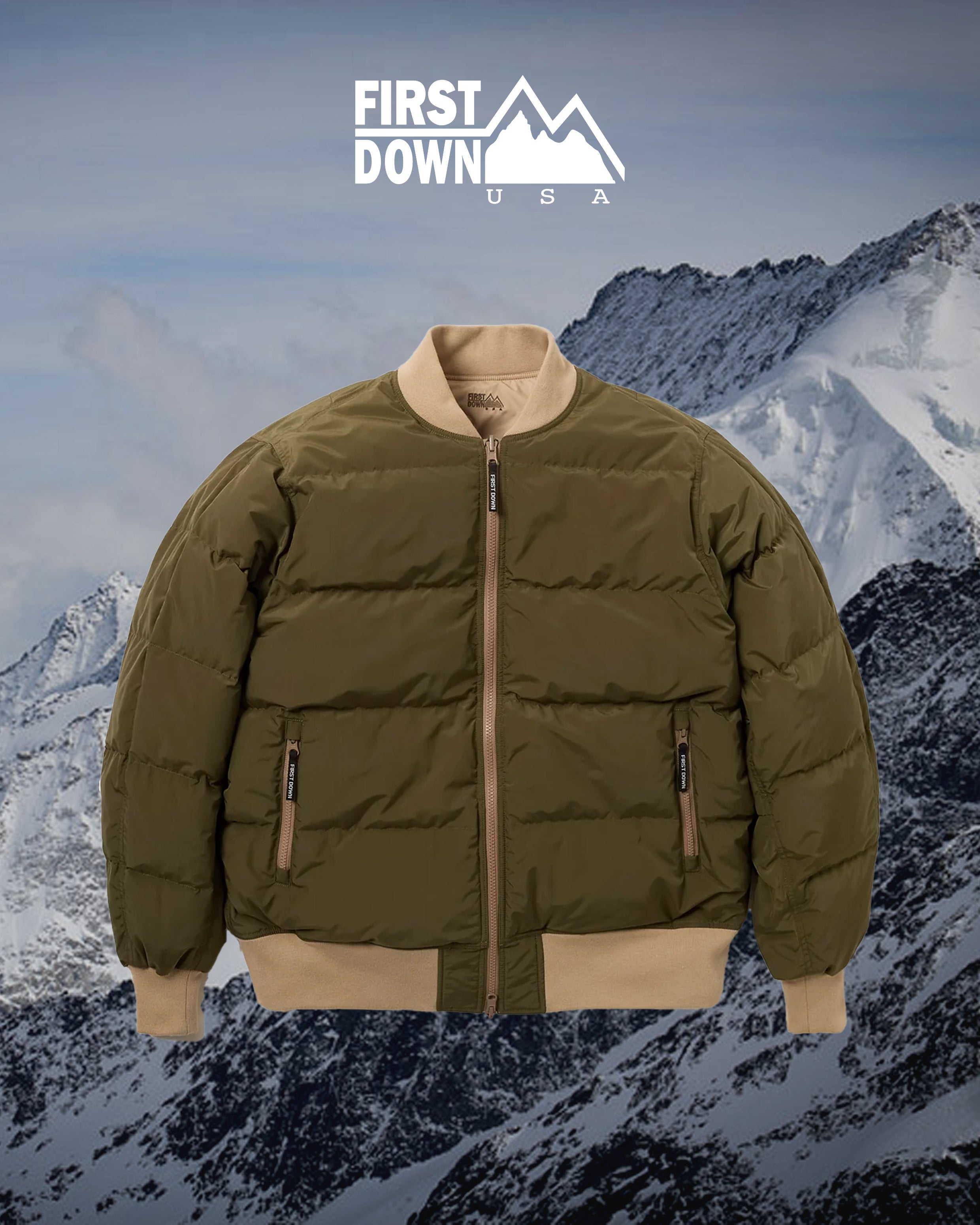 FIRST DOWN REVERSIBLE DOWN MA-1 MICROFT®