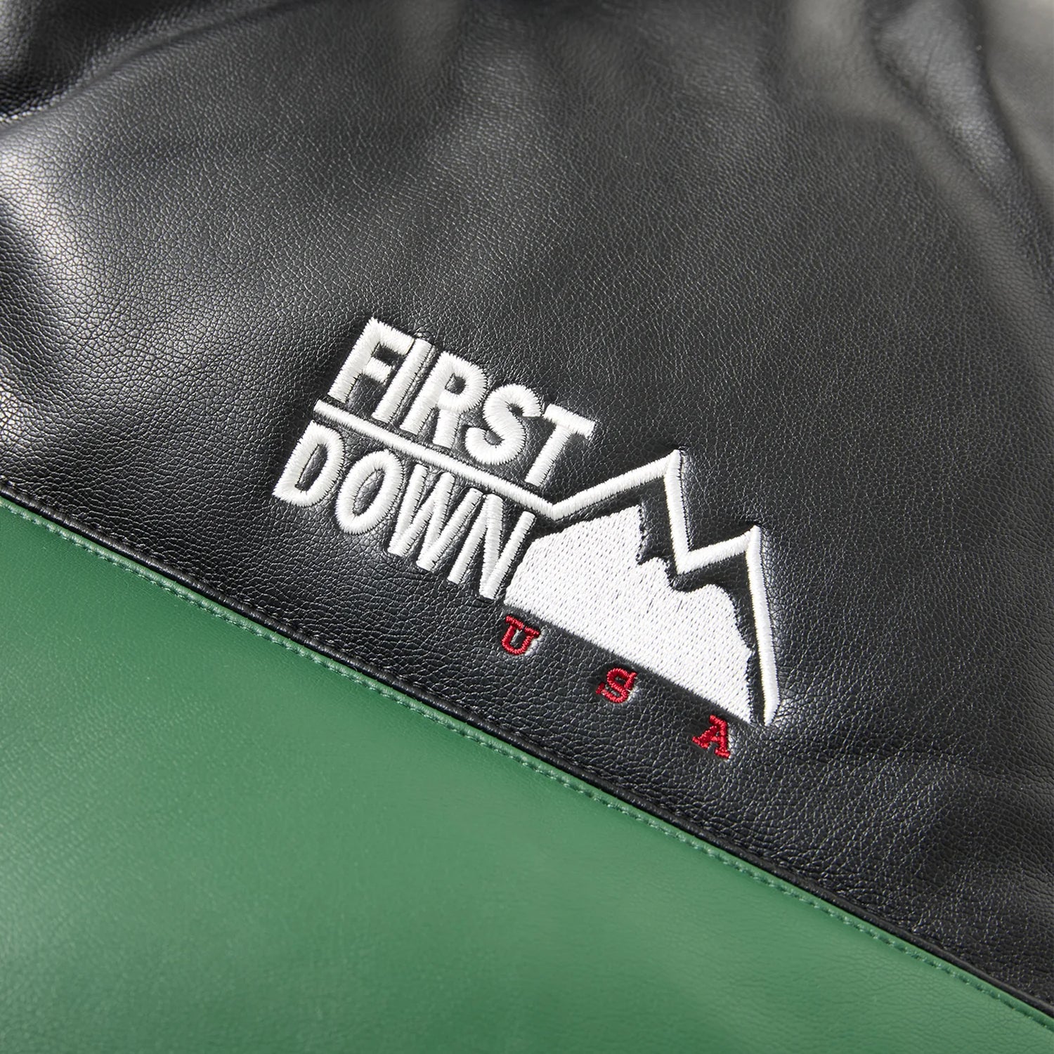 FIRST DOWN  BUBBLE DOWN JKT COLOR LEATHER
