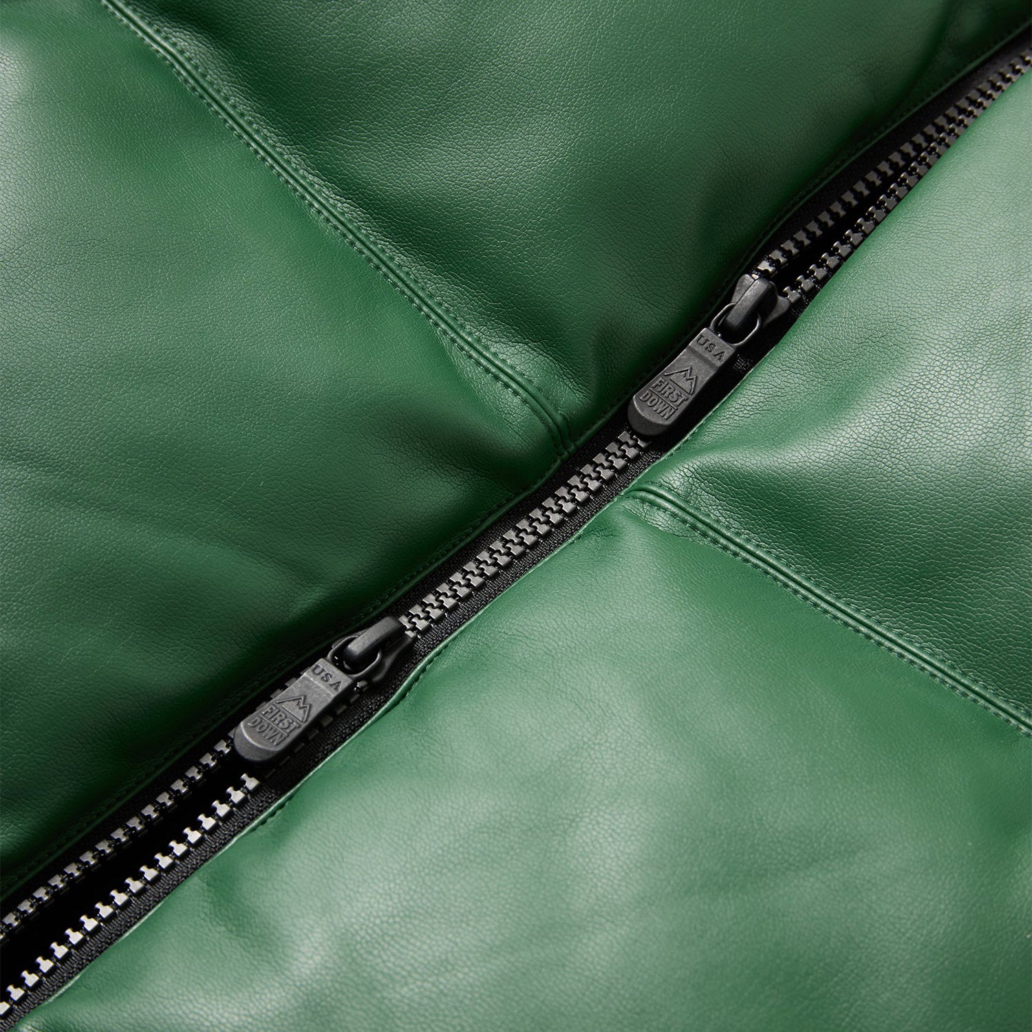 FIRST DOWN  BUBBLE DOWN JKT COLOR LEATHER