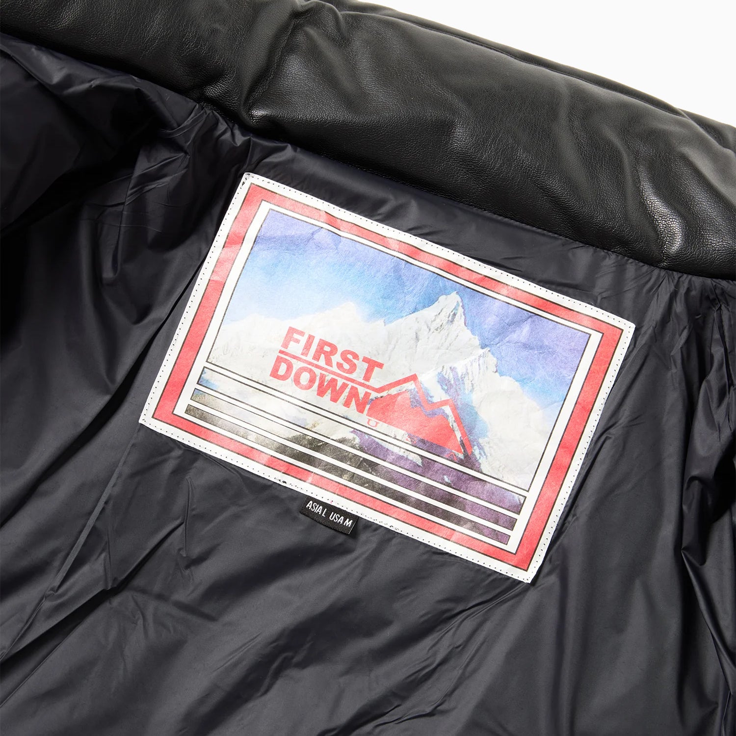 FIRST DOWN  BUBBLE DOWN JKT COLOR LEATHER