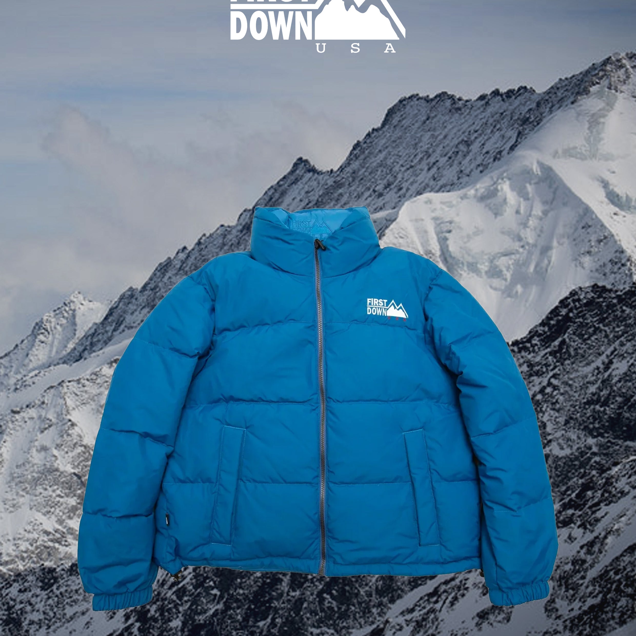 FIRST DOWN　bubble down jacket short