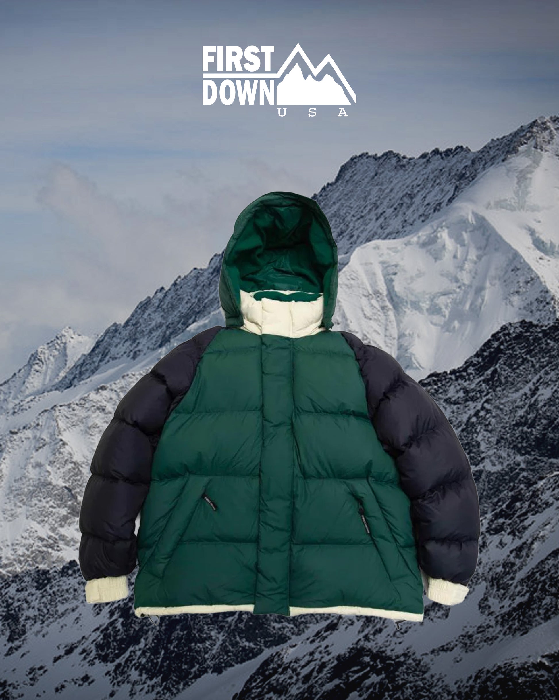 FIRST DOWN HOOD DETACHABLE DOWN JKT MICROFT