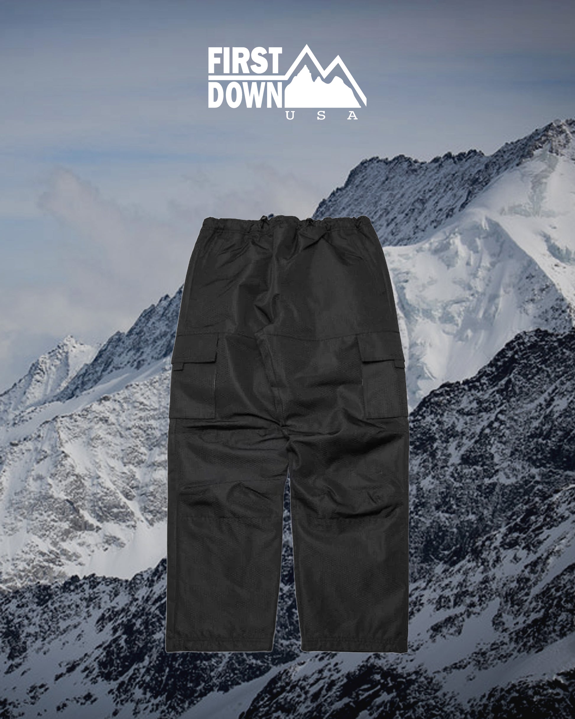 FIRST DOWN " BACK FLEECE PANTS HONEYCOMB LIP NYLON "
