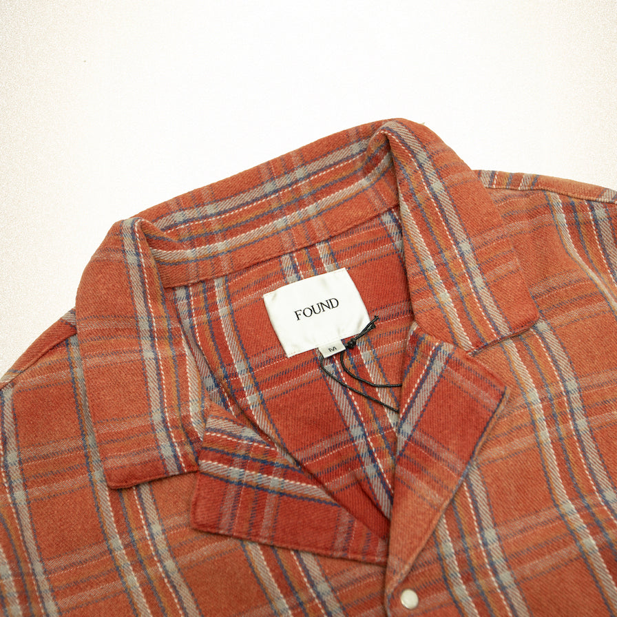 FOUND Plaid Denim Shirt
