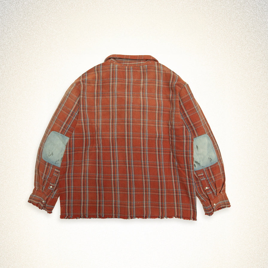 FOUND Plaid Denim Shirt