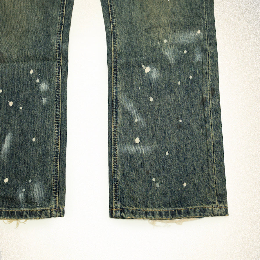 FOUND Monet Paint Jeans in blue