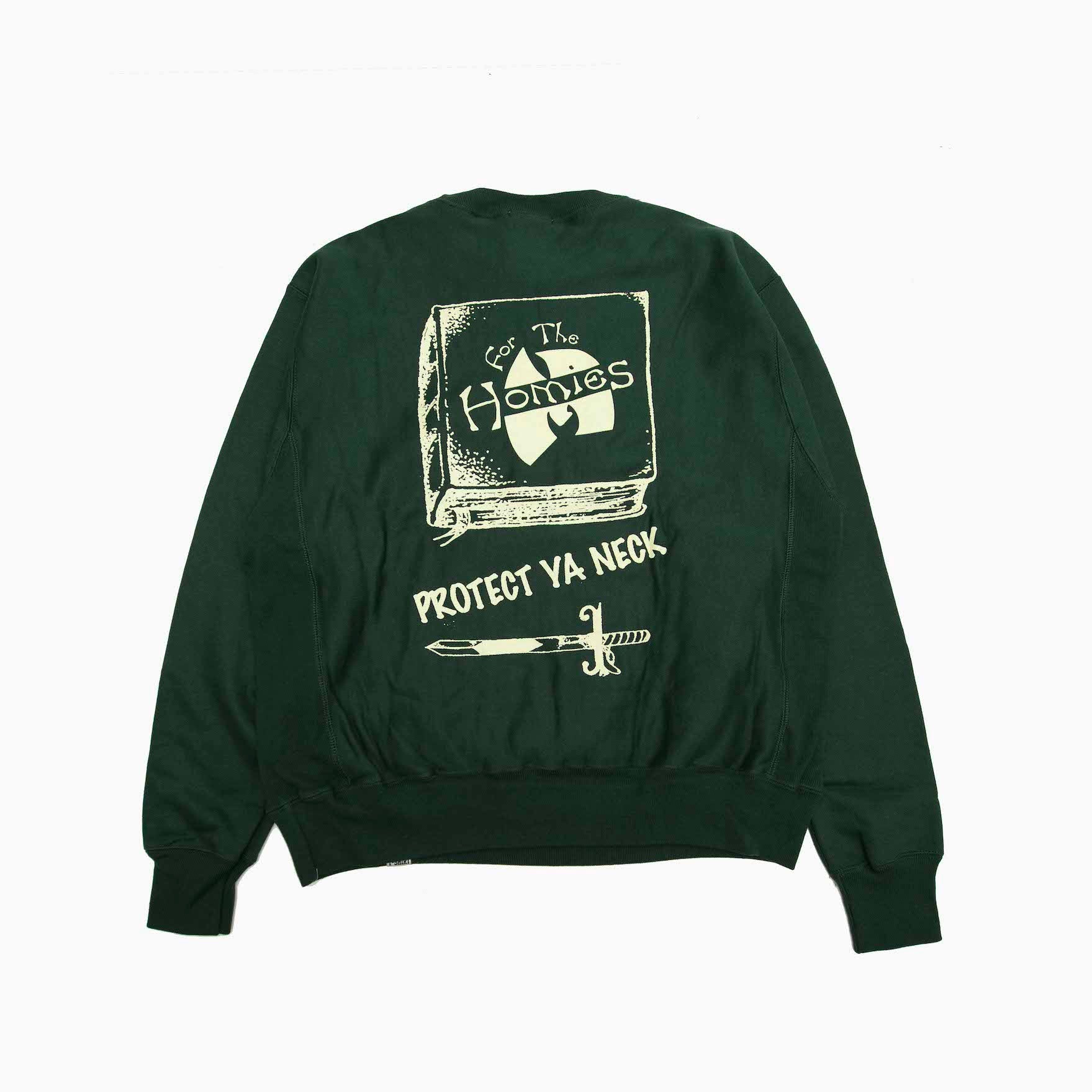 FOR THE HOMIES PROTECT YA NECK CREWNECK