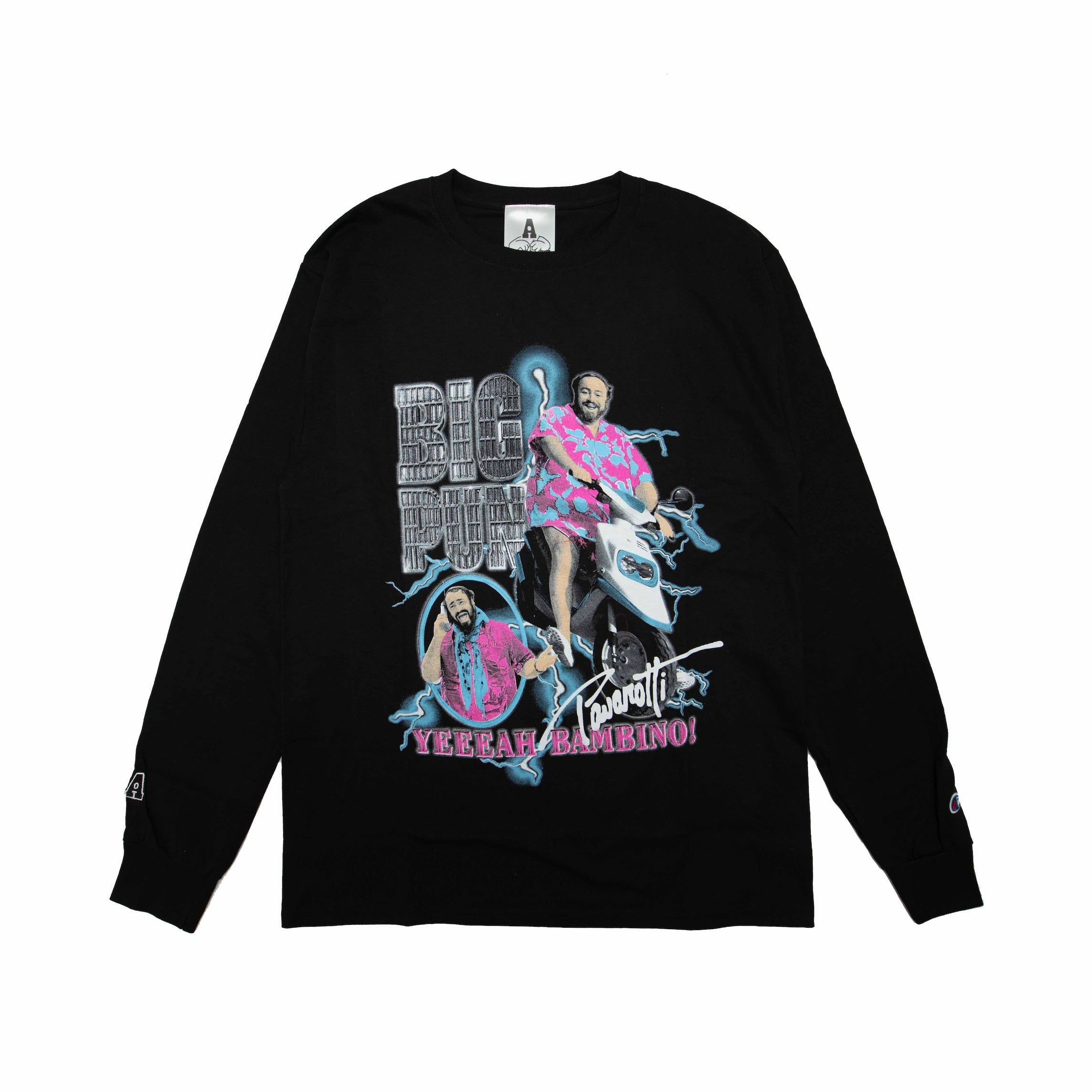 FOR THE HOMIES " YEAH BAMBINO " LS TEE