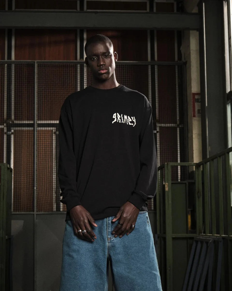 GRIMEY PEACE WITHIN THE GLITZY GRILLZ LONG SLEEVE TEE
