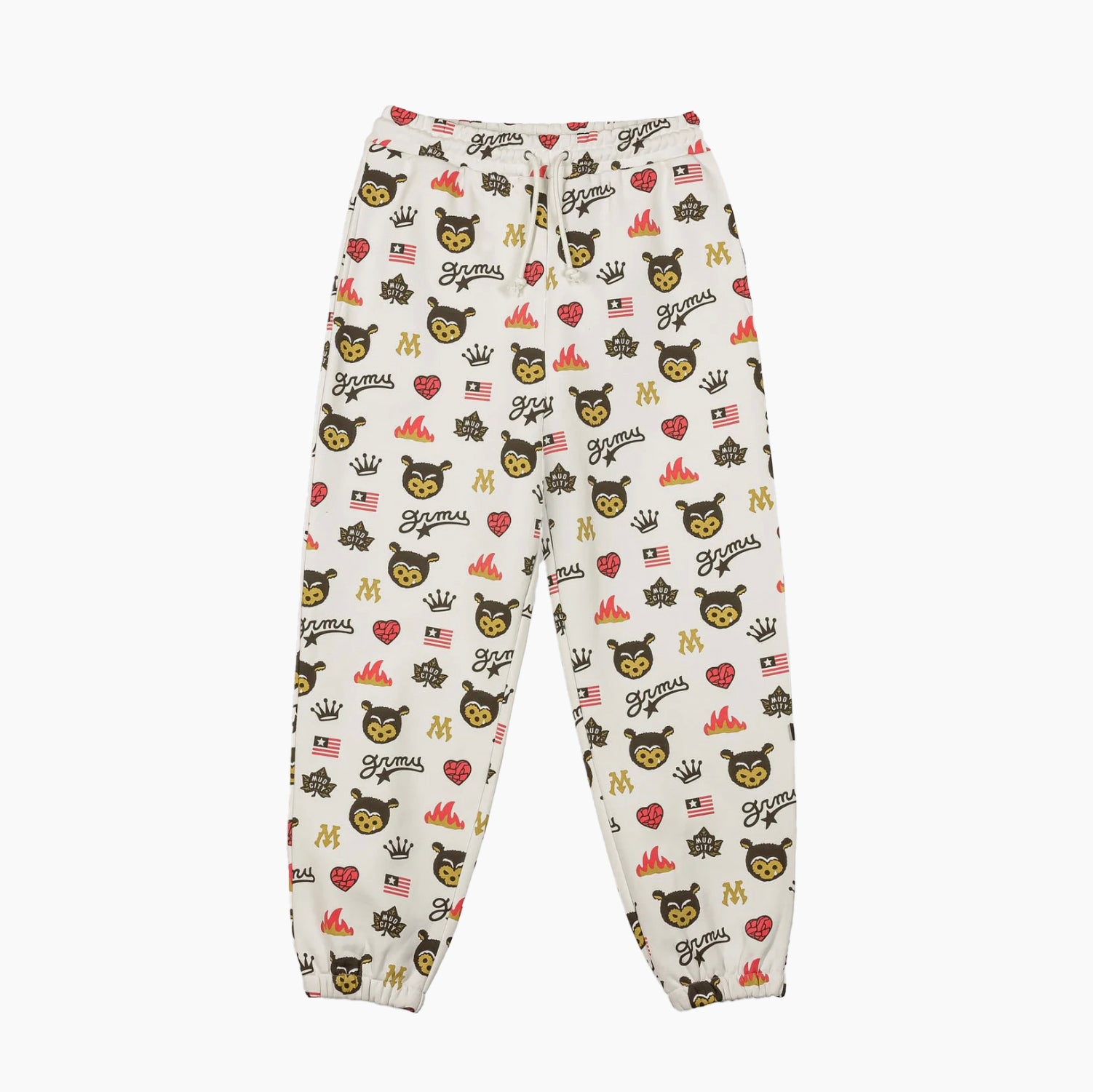GRIMEY Mud'S The Residence Bear Off White Pants