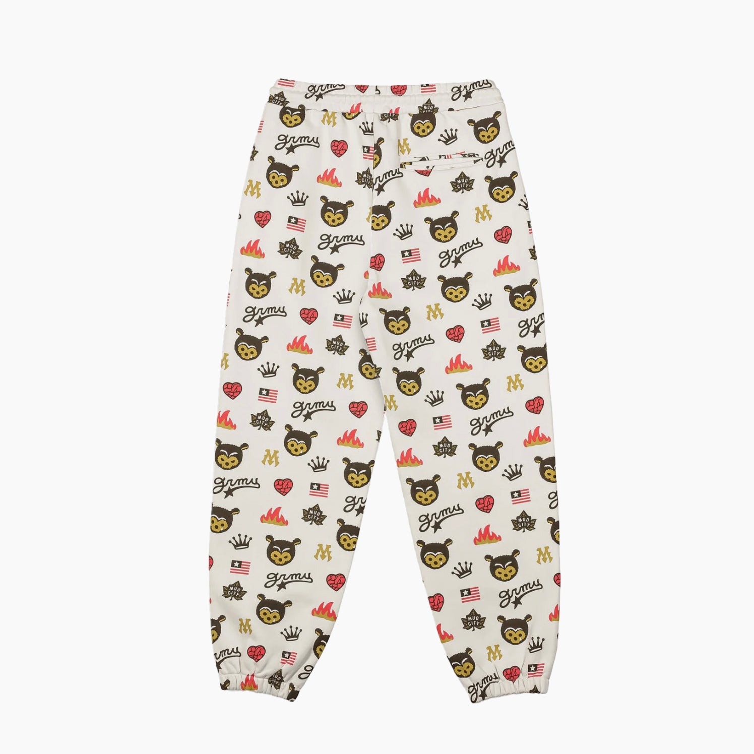 GRIMEY Mud'S The Residence Bear Off White Pants