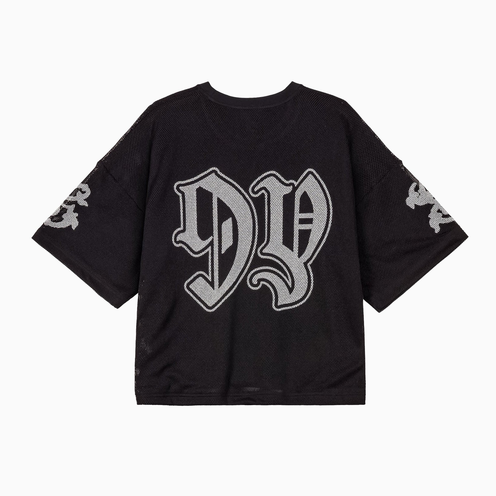 GRIMEY Chief Watcher Mesh Boxy Black T-shirt