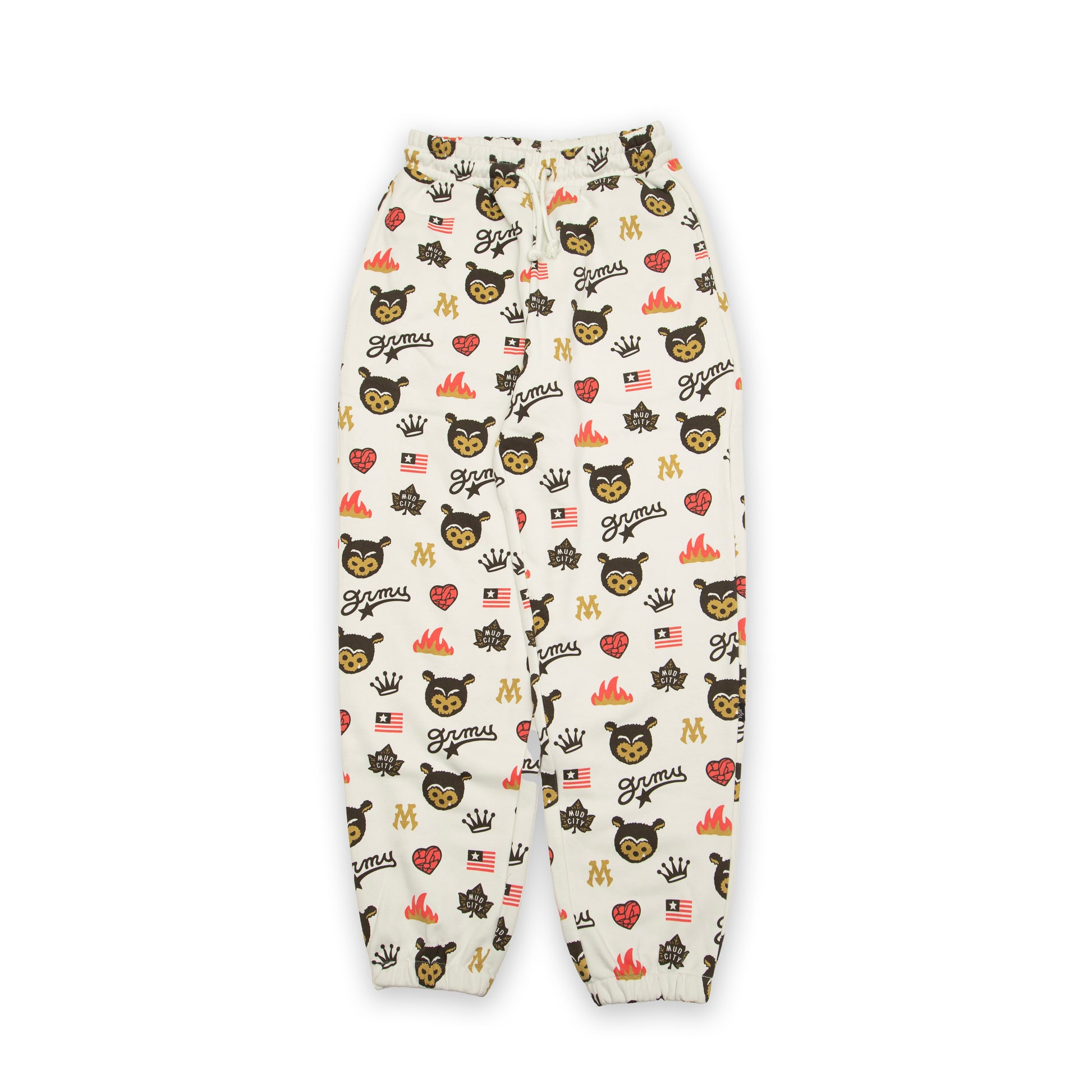 GRIMEY Mud'S The Residence Bear Off White Pants